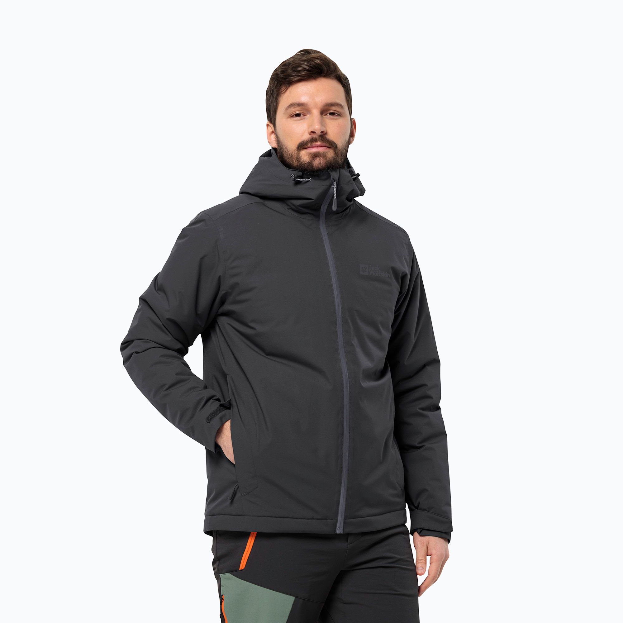 Kurtka przeciwdeszczowa męska Jack Wolfskin Wisper Ins black 