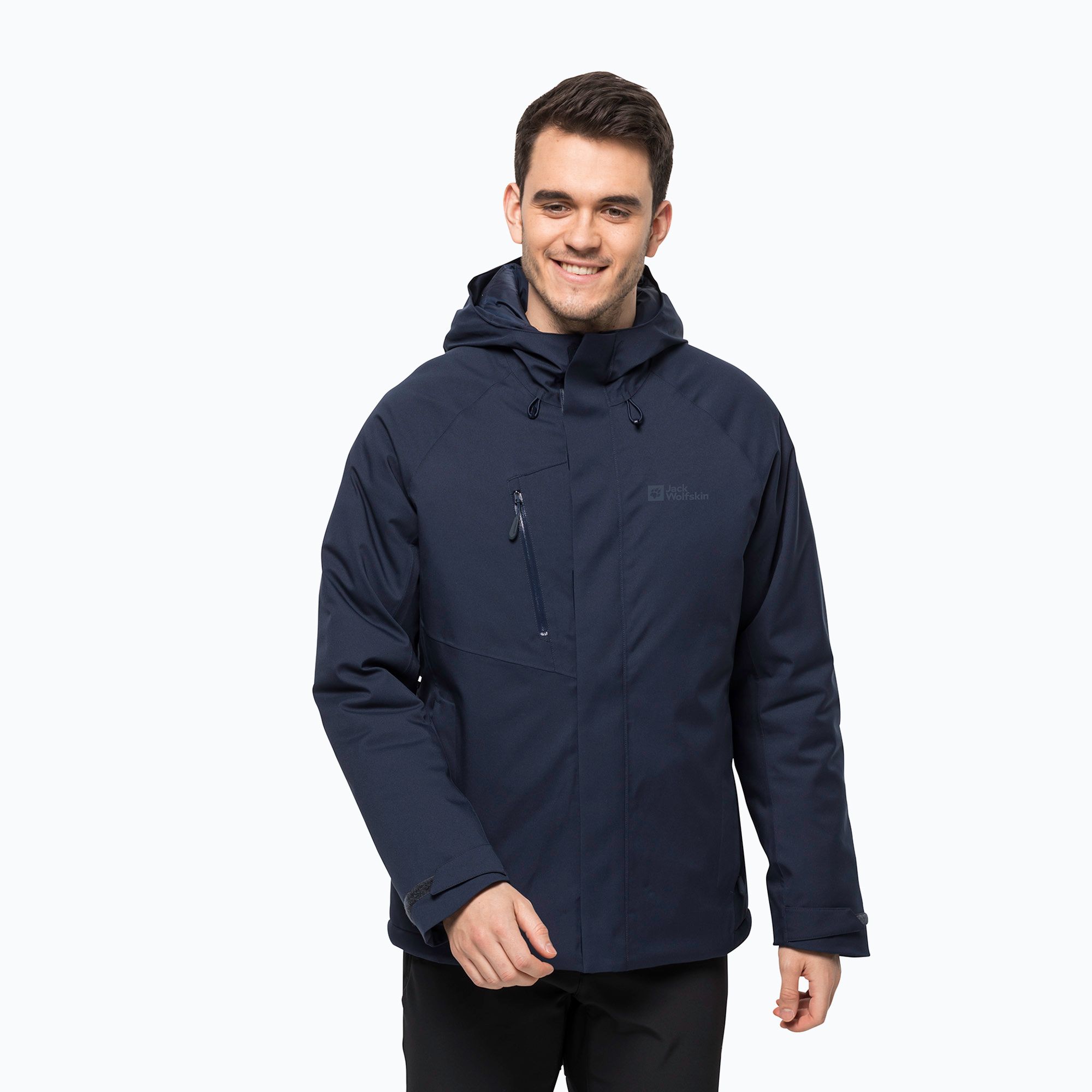 Kurtka zimowa męska Jack Wolfskin Troposphere Ins night blue 