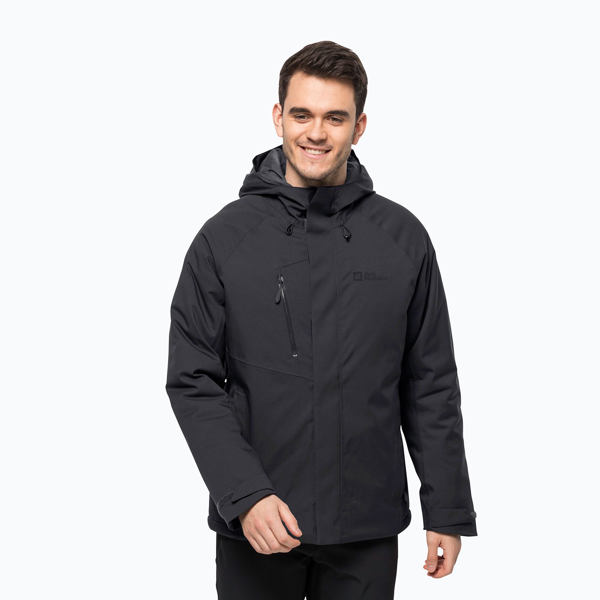 Kurtka zimowa męska Jack Wolfskin Troposphere Ins black 