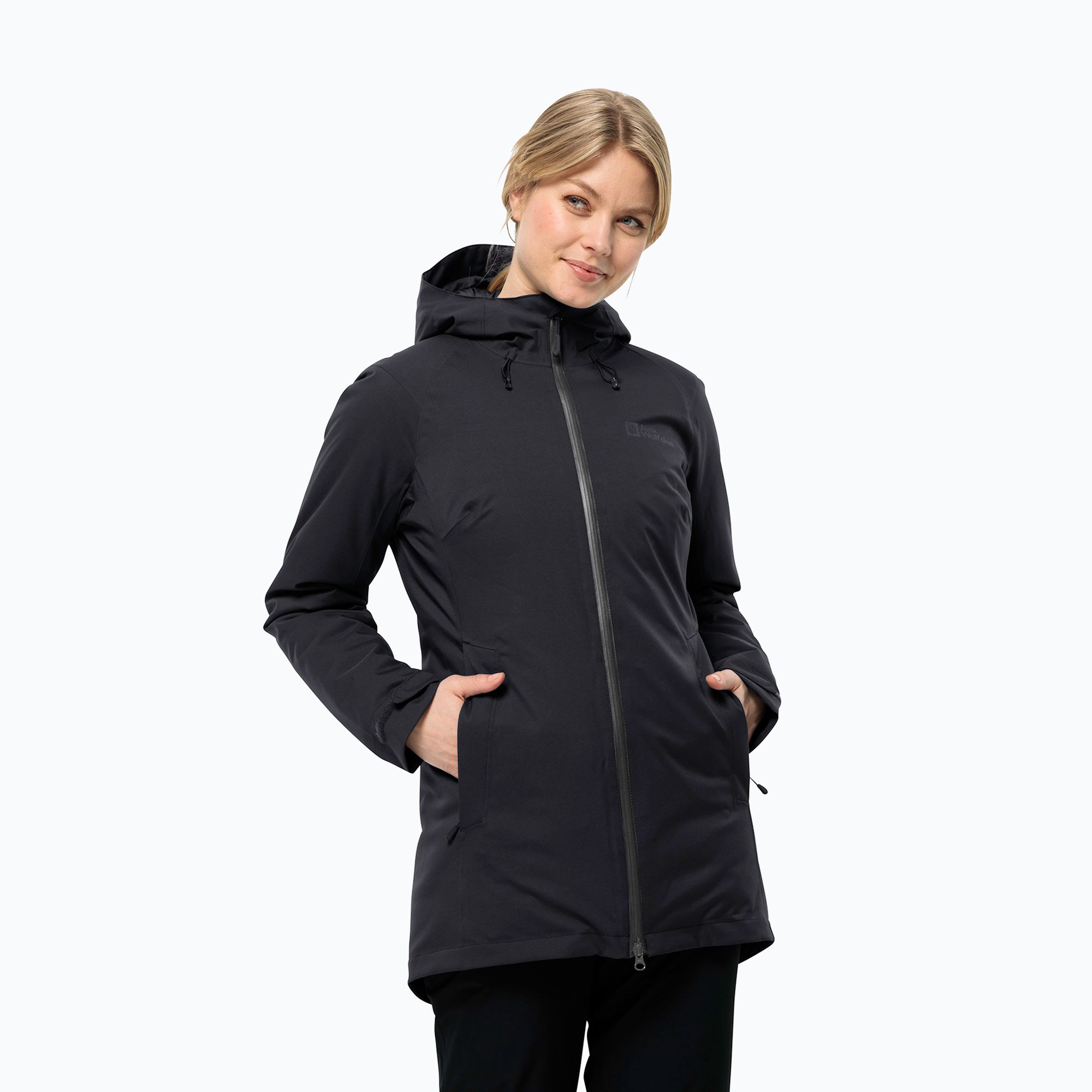 Kurtka zimowa damska Jack Wolfskin Stirnberg Ins black 