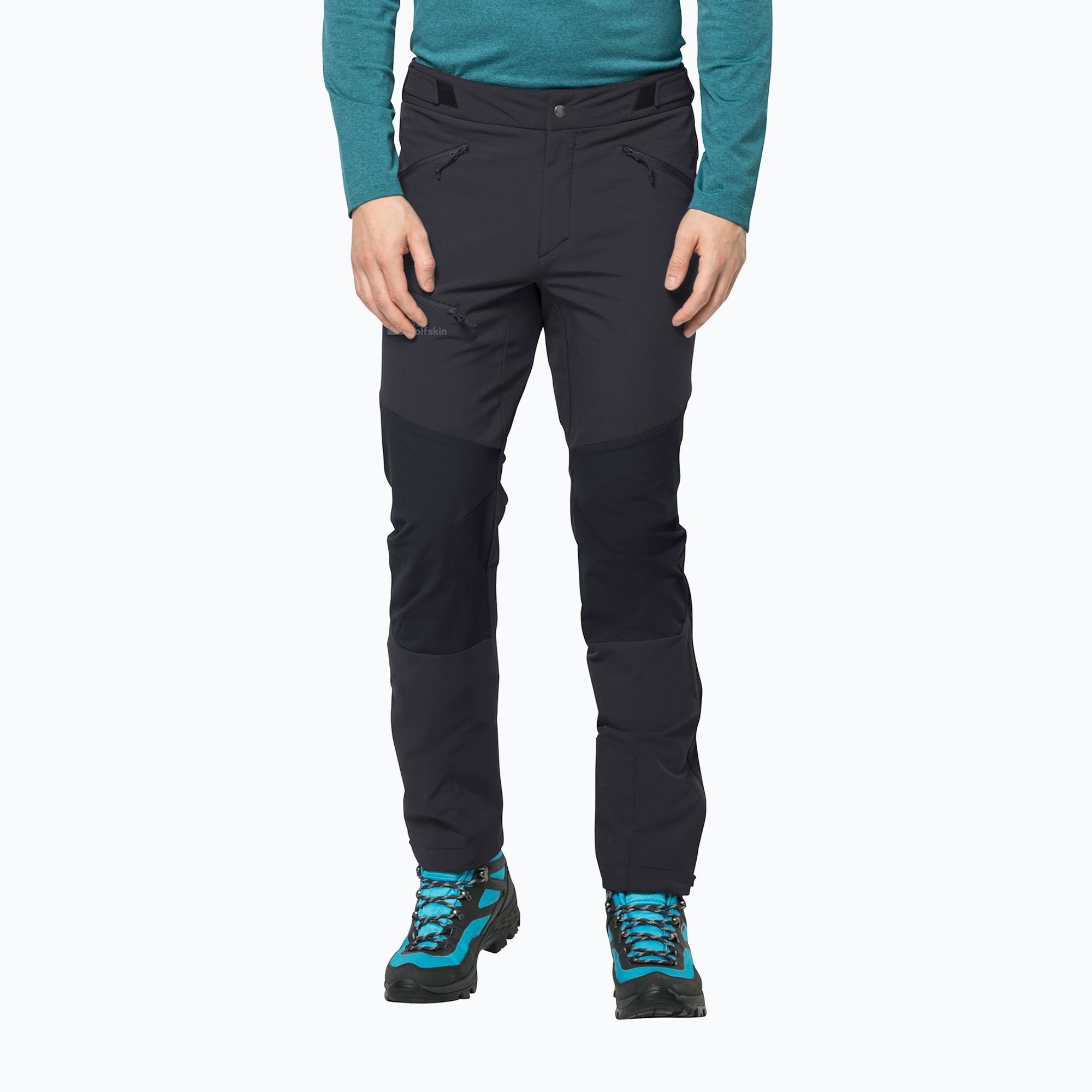 Spodnie softshell męskie Jack Wolfskin Salmaser phantom 