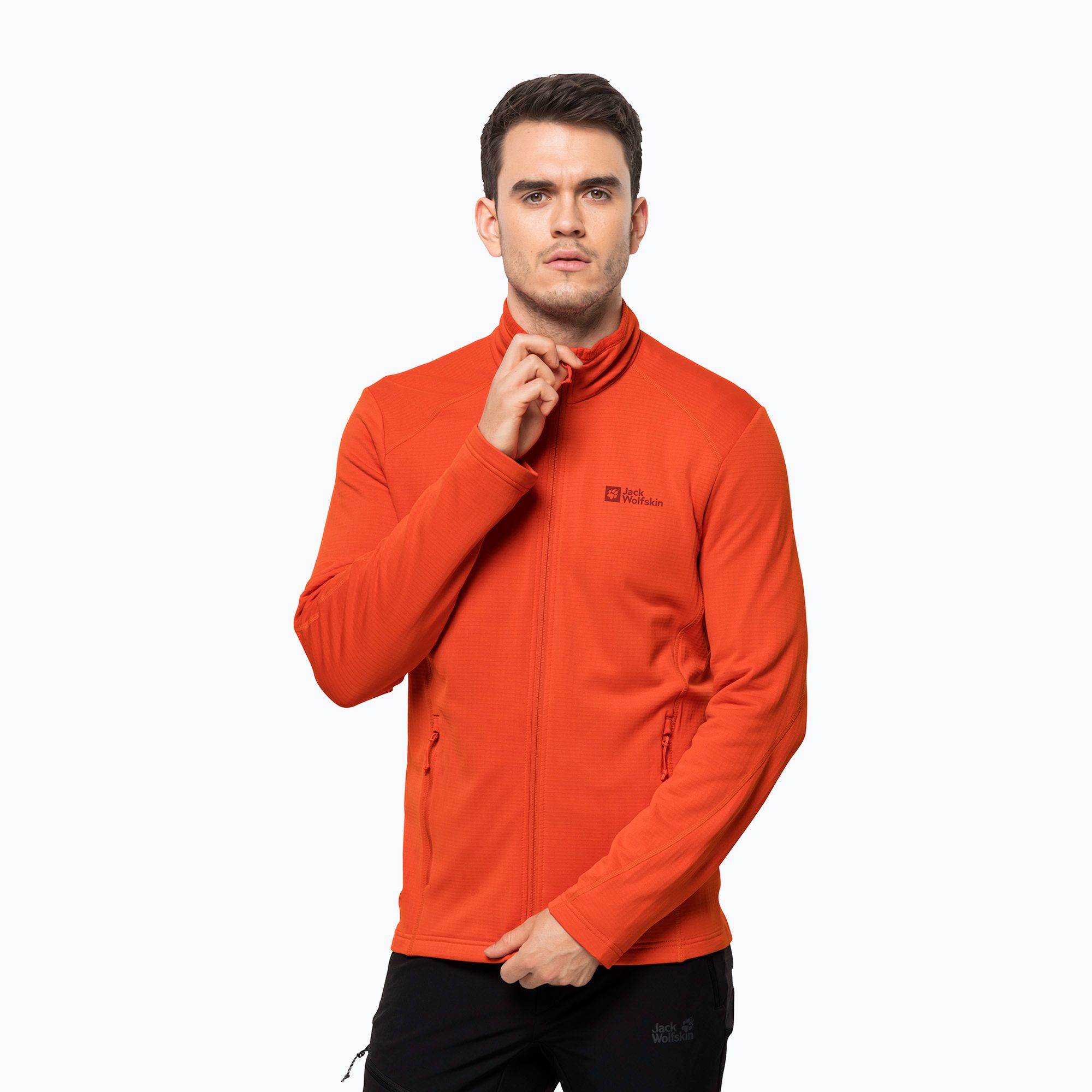 Bluza trekkingowa męska Jack Wolfskin Kolbenberg FZ wild brier 