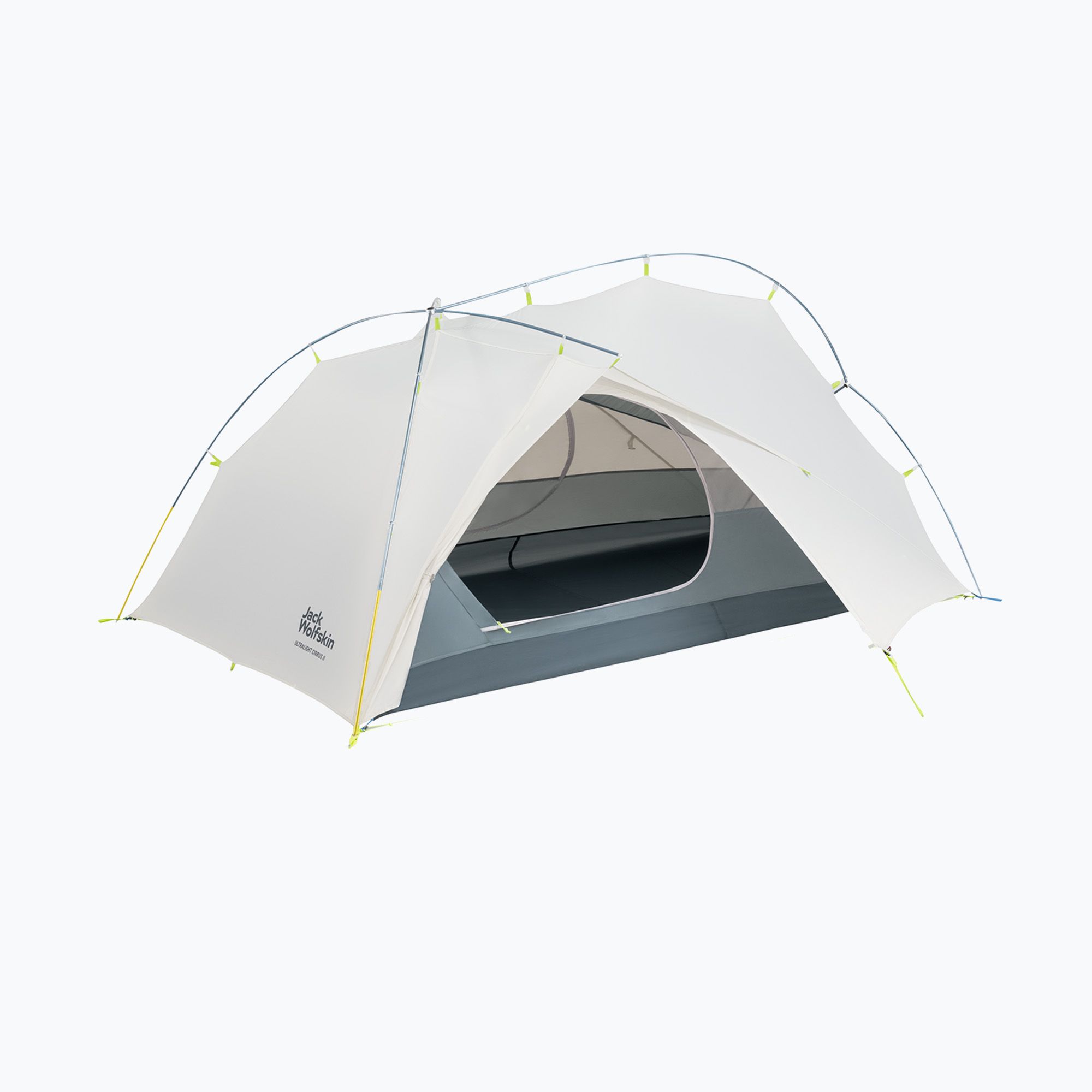 Namiot trekkingowy 2-osobowy Jack Wolfskin Stratos Lite II silver cloud 
