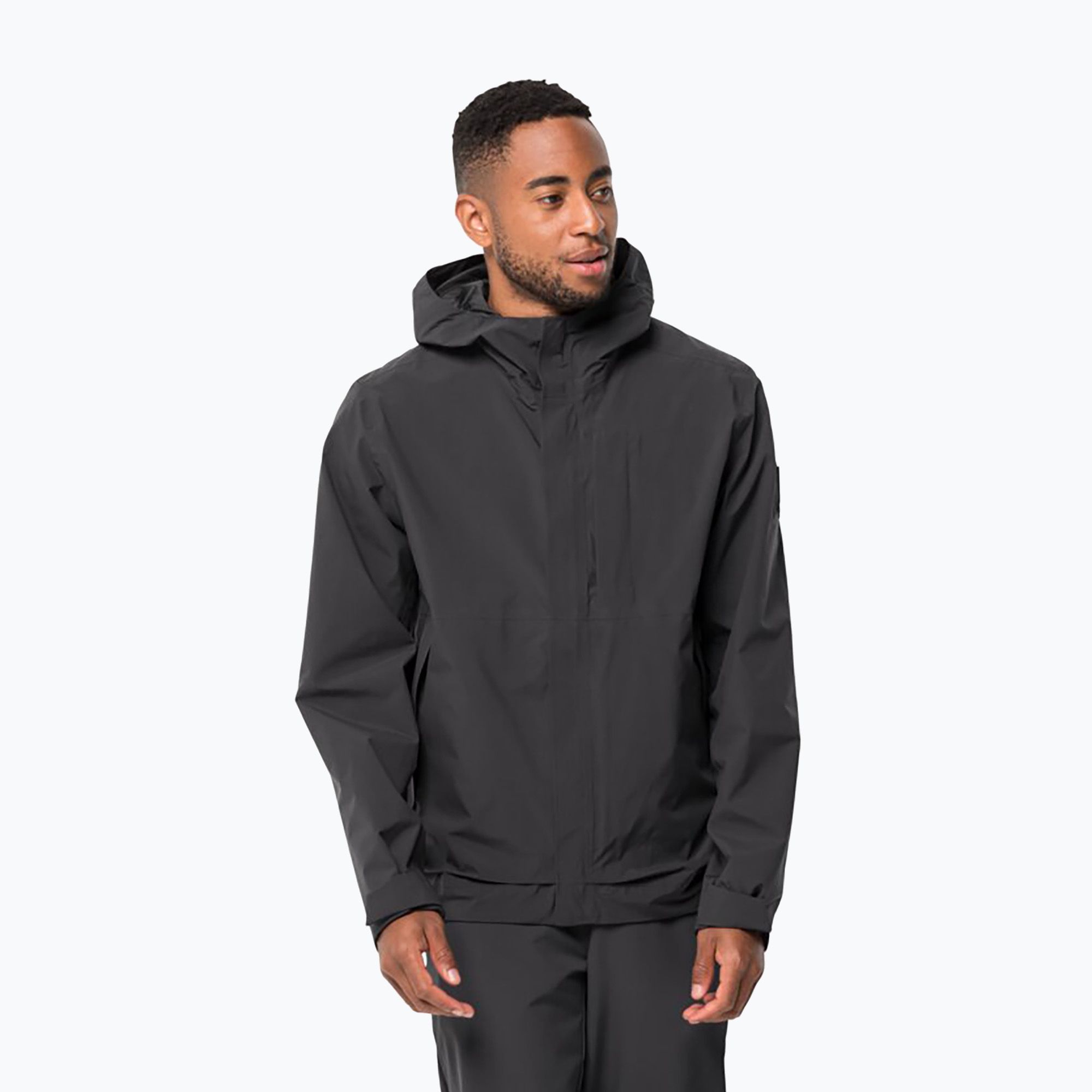 Kurtka przeciwdeszczowa męska Jack Wolfskin Mainkai phantom 