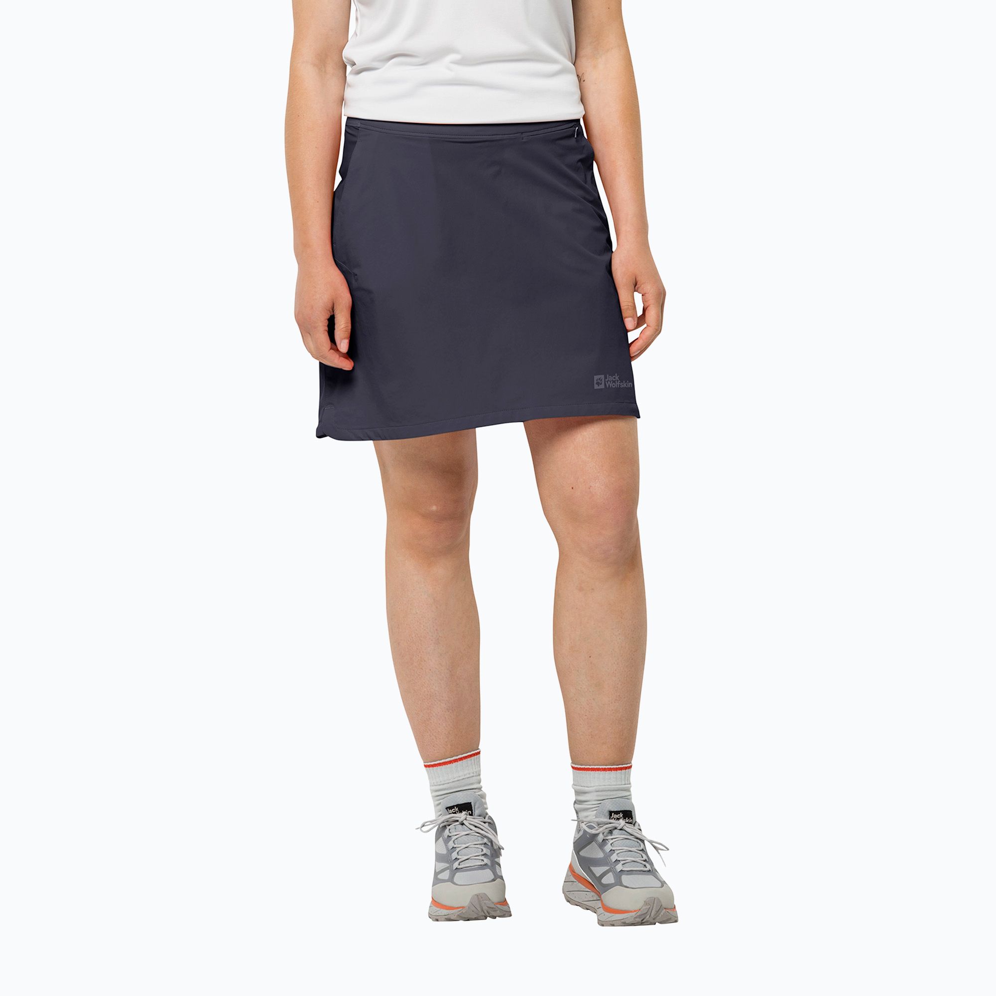 Spódnica trekkingowa Jack Wolfskin Hilltop Trail graphite 