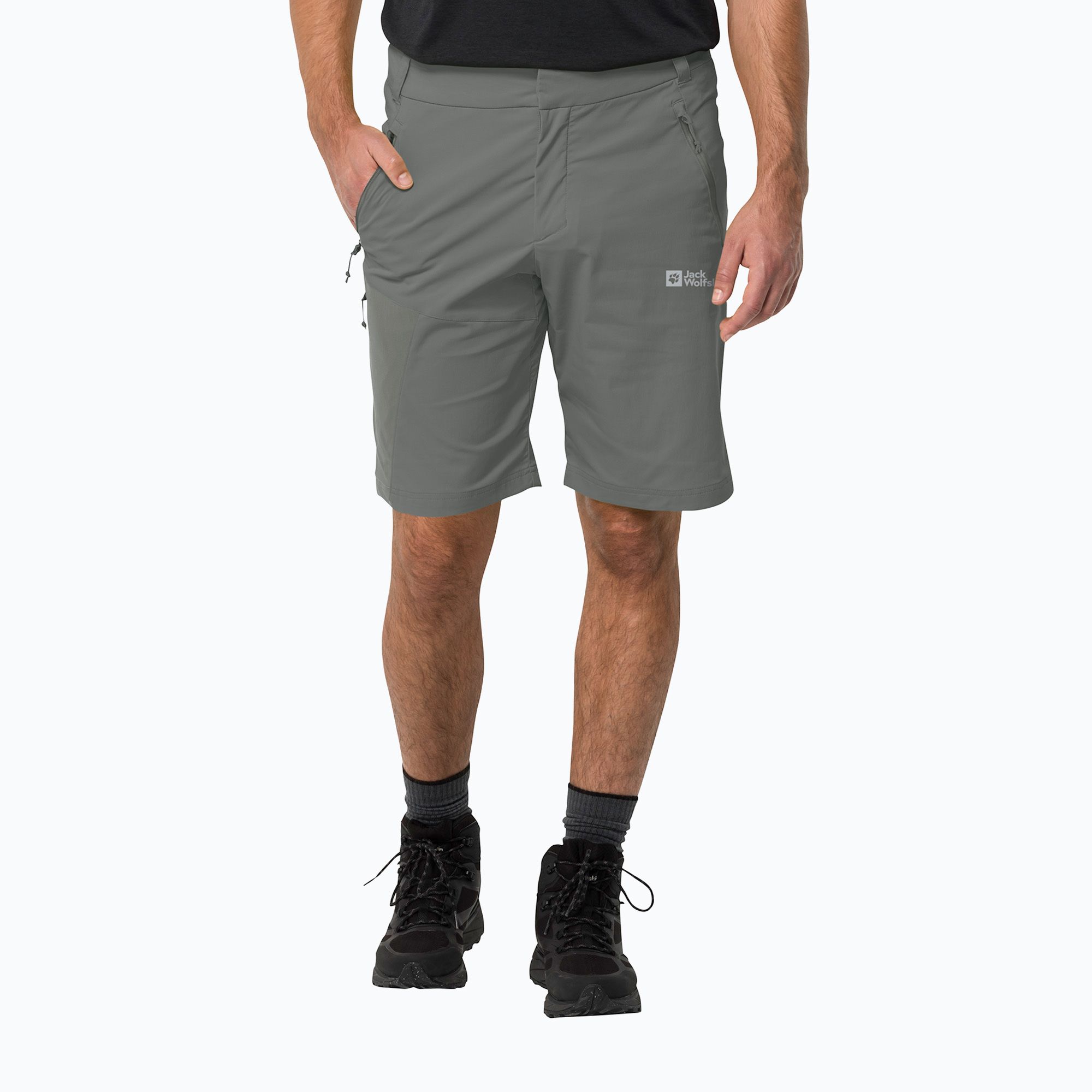 Spodenki trekkingowe męskie Jack Wolfskin Glastal gecko green 