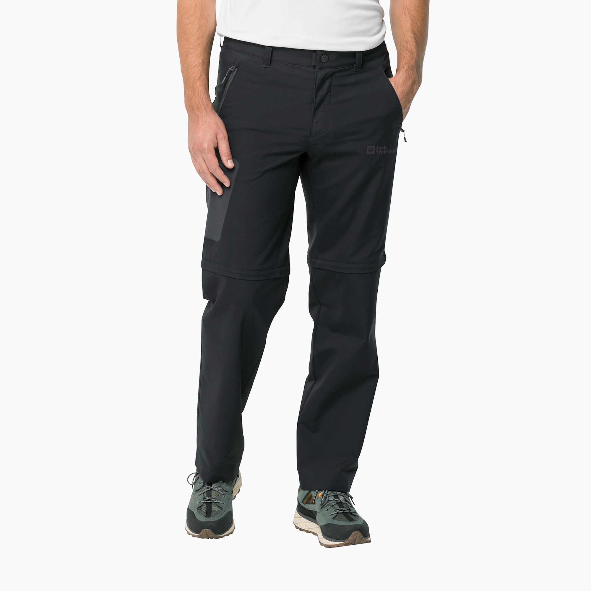 Spodnie trekkingowe męskie Jack Wolfskin Active Track Zip Off phantom 