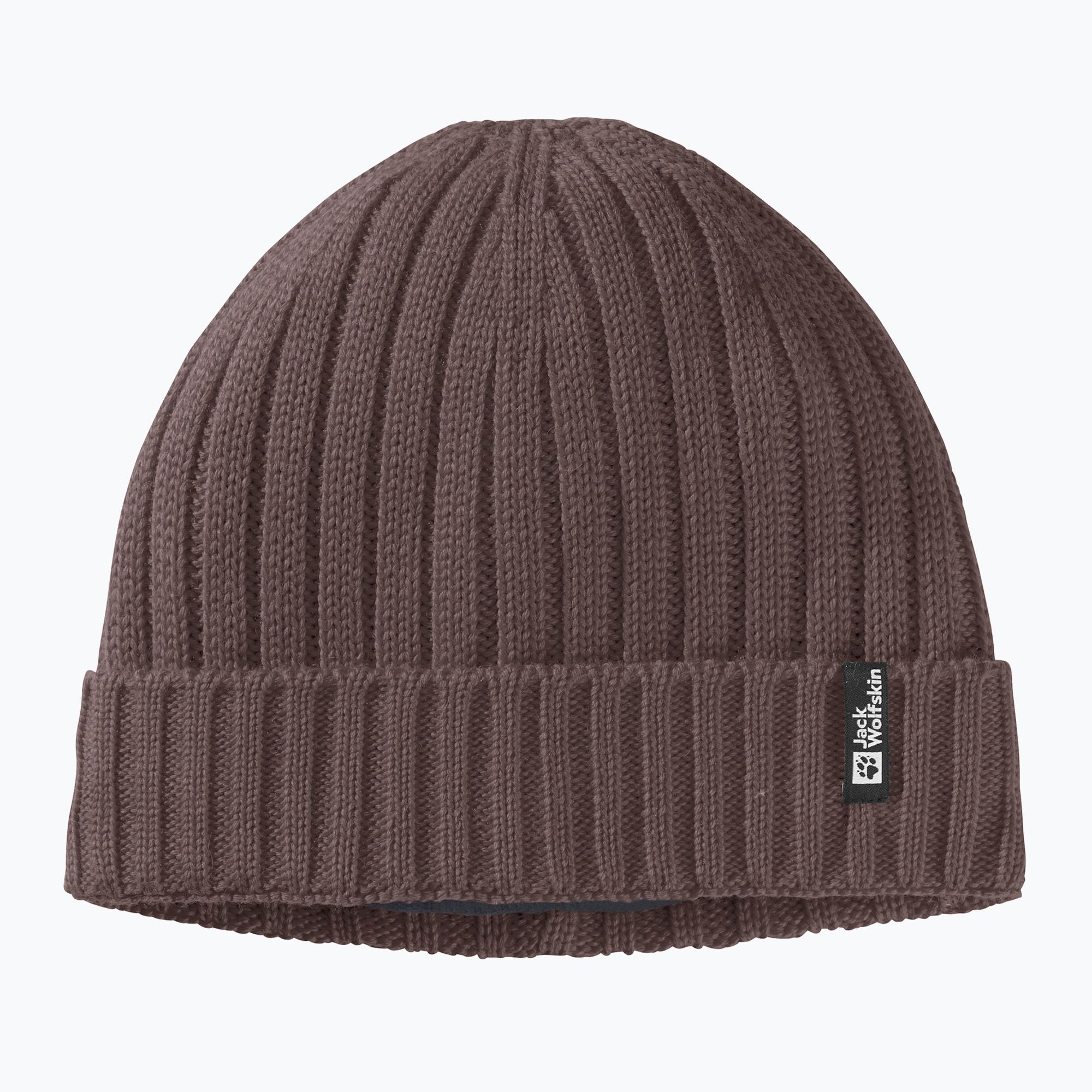 Czapka zimowa Jack Wolfskin Rib Knit red earth 