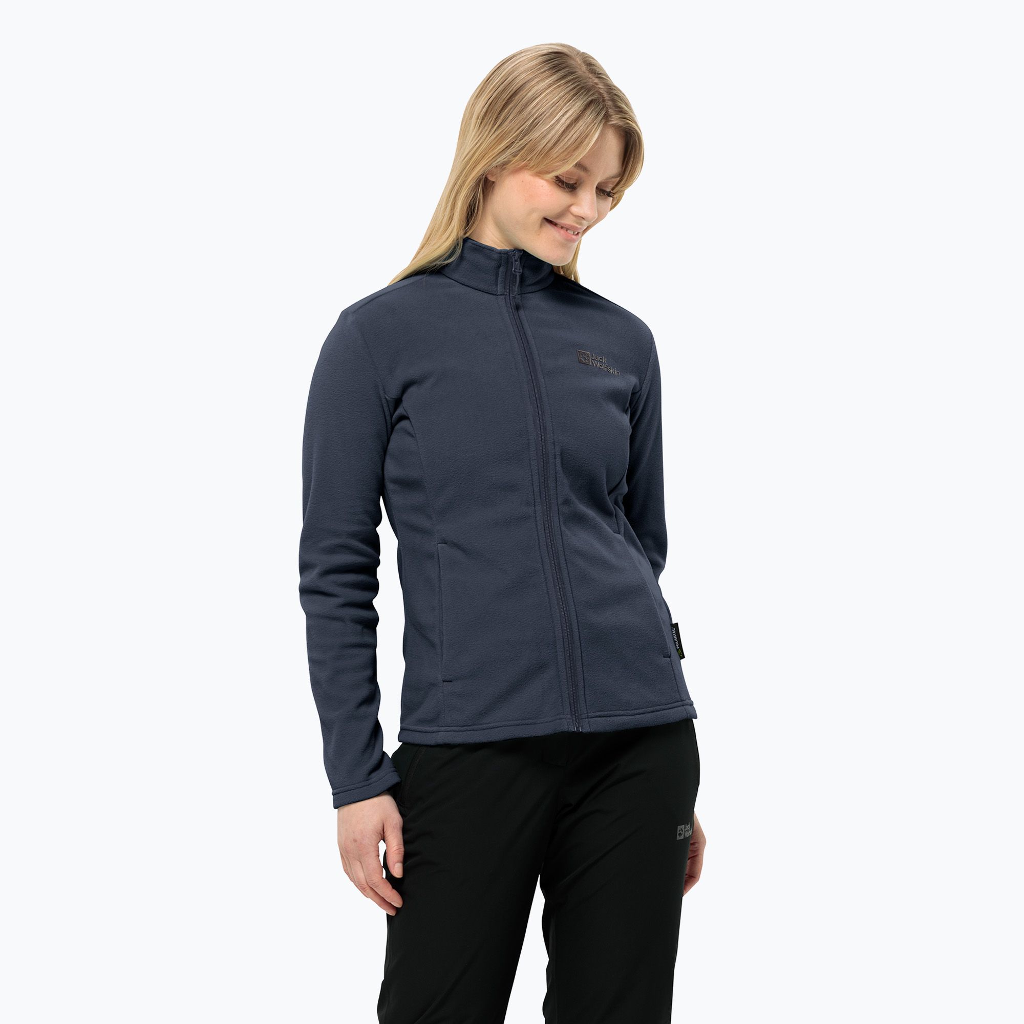 Bluza polarowa damska Jack Wolfskin Taunus Fz night blue 