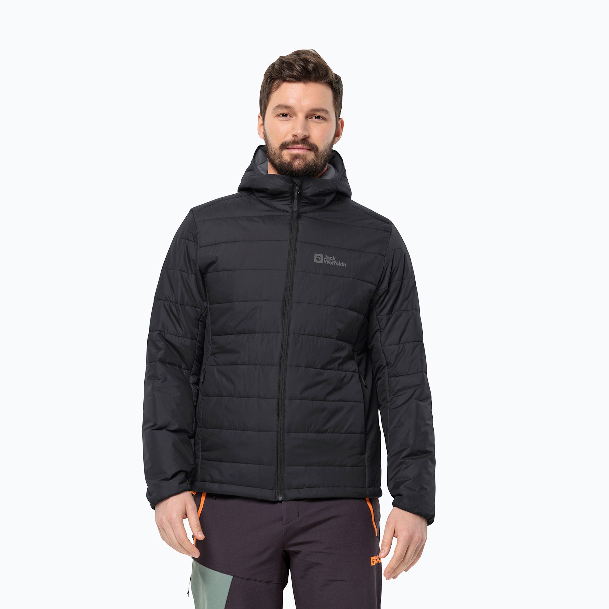 Kurtka męska Jack Wolfskin Lapawa Ins Hoody black 