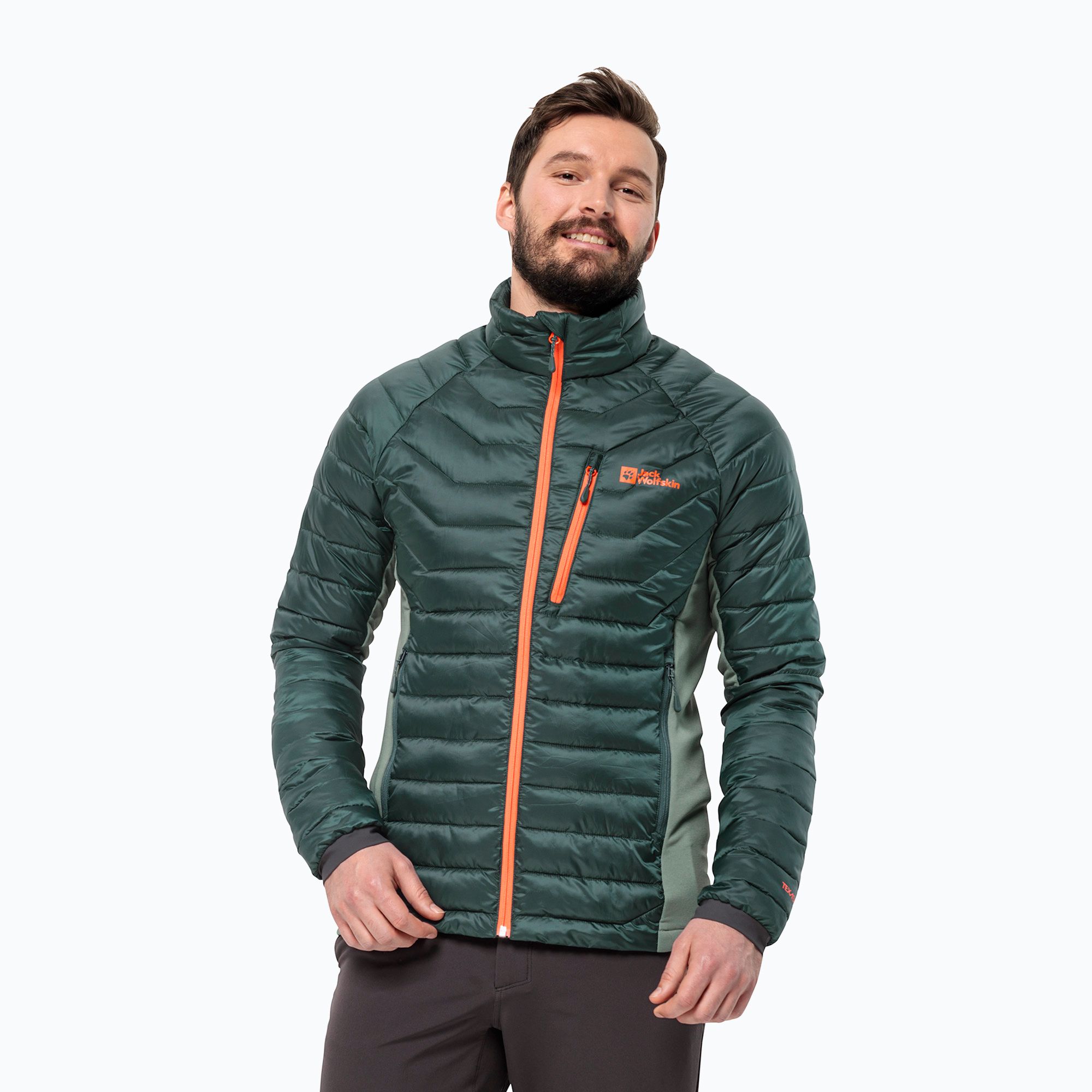 Kurtka męska Jack Wolfskin Routeburn Pro Ins black olive 