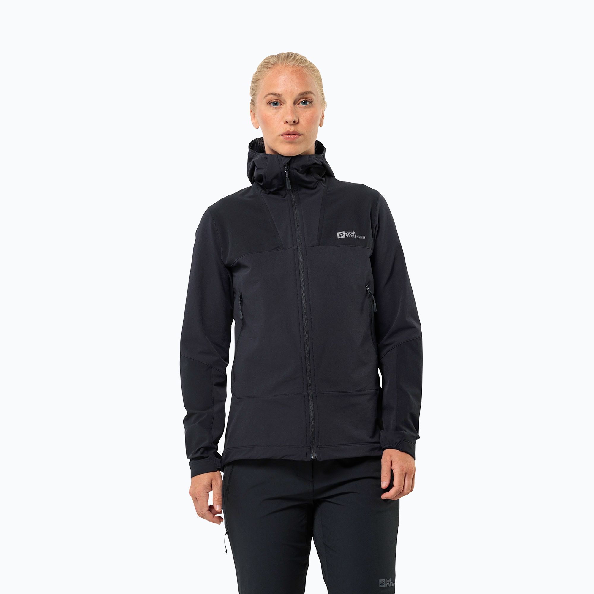 Kurtka softshell damska Jack Wolfskin Andur black 