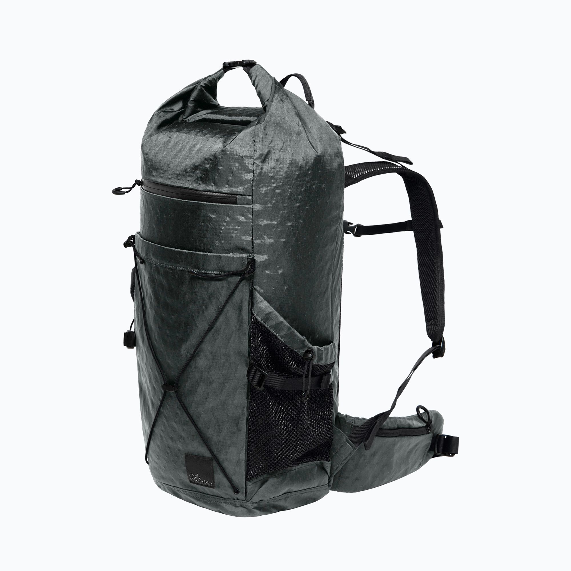 Plecak turystyczny Jack Wolfskin Wandermood Rolltop 30 l slate green 