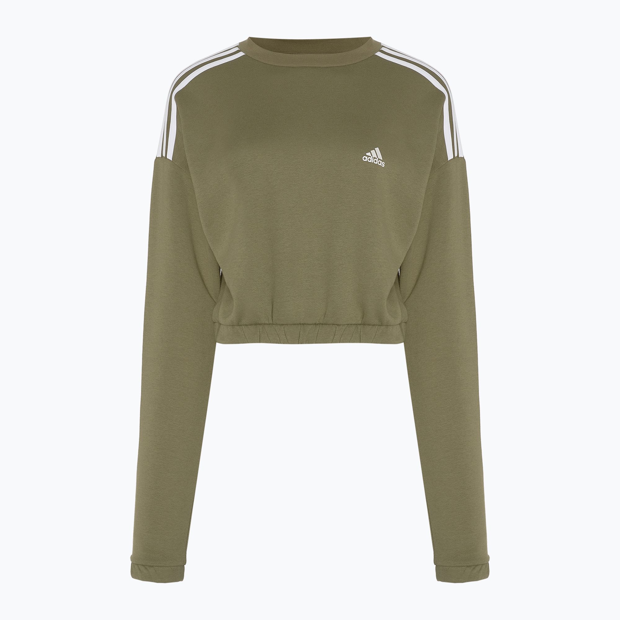 Bluza damska adidas Hyperglam Crop Crew focus olive 
