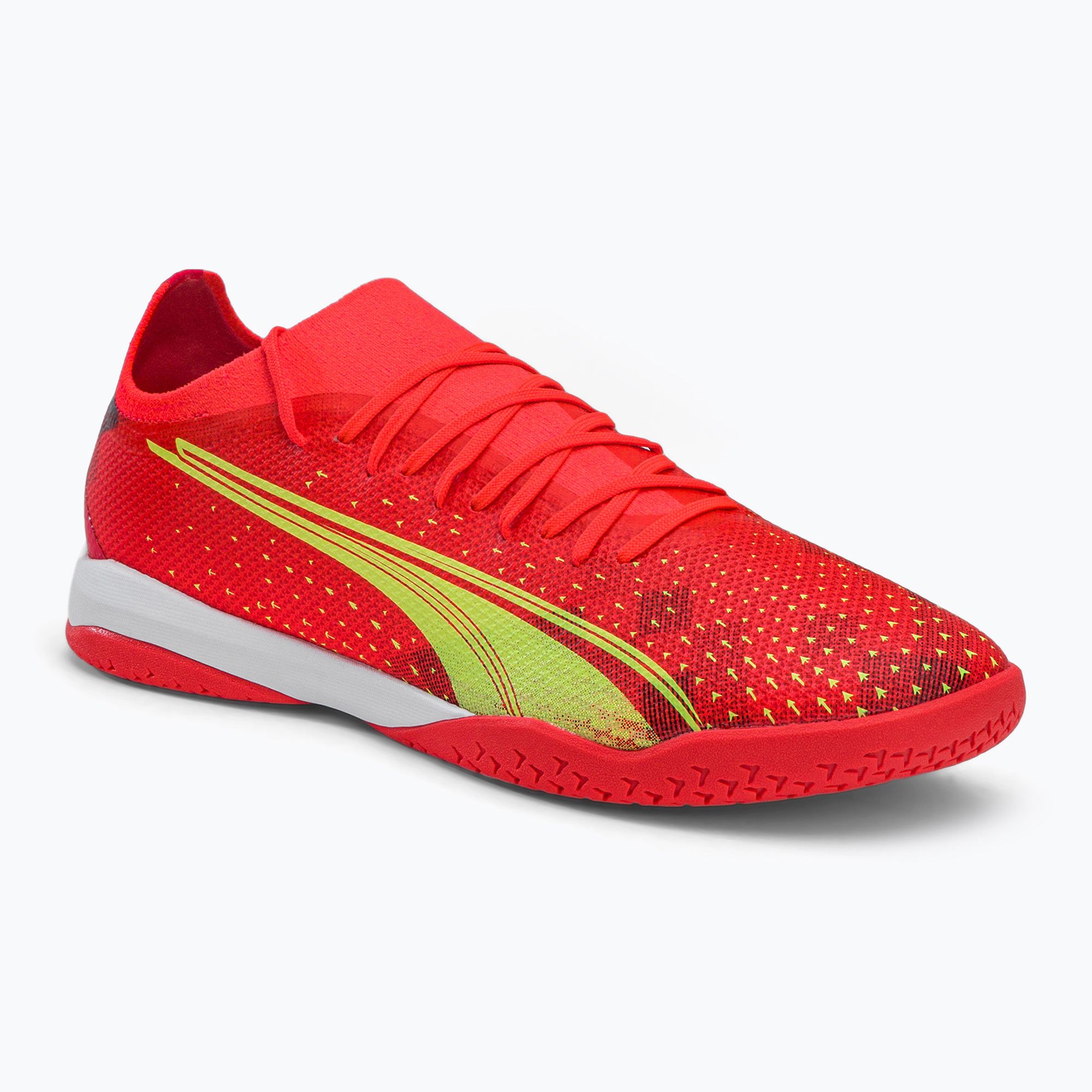 Buty piłkarskie męskie PUMA Ultra Match IT fiery coral/fizzy light/puma black 