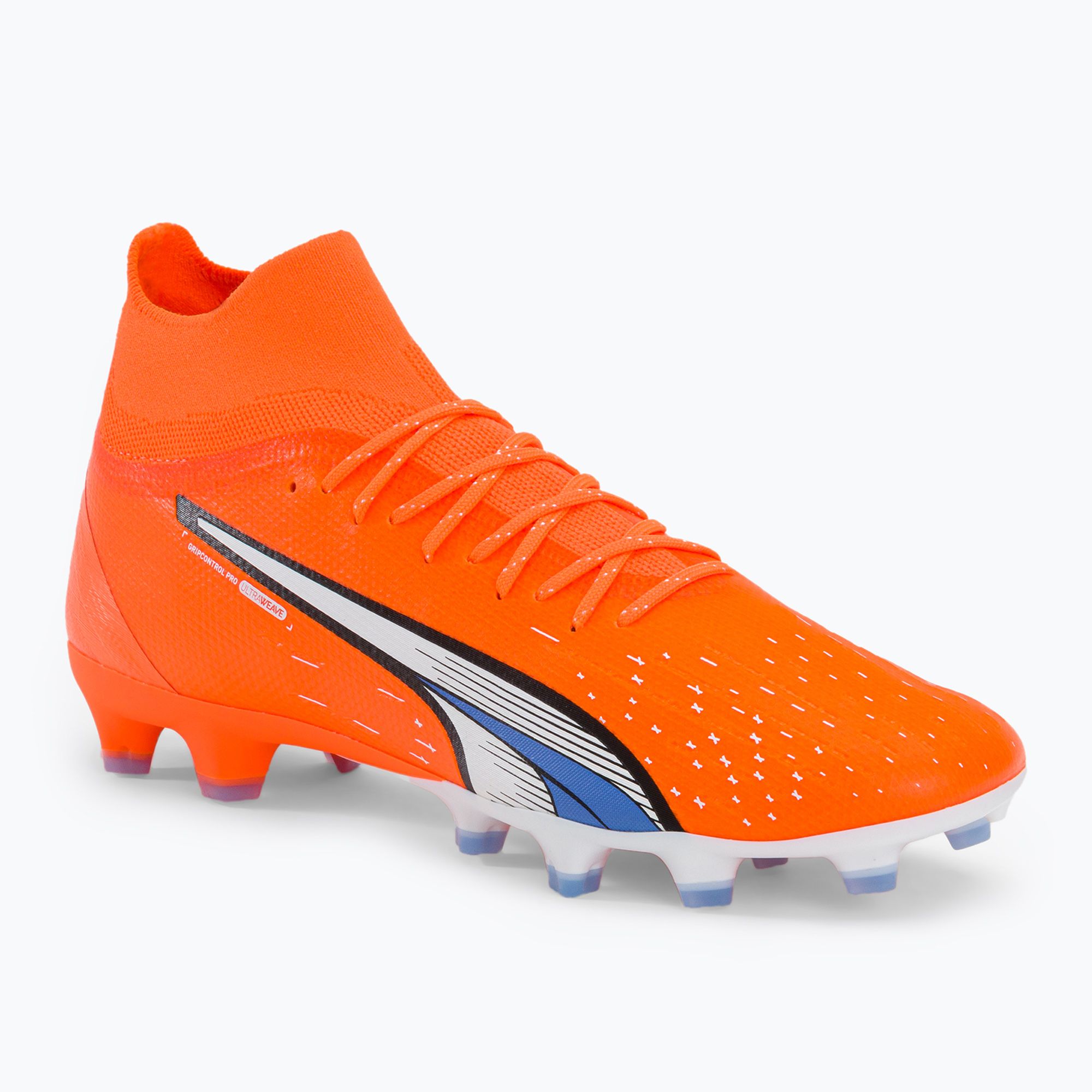 Buty piłkarskie męskie PUMA Ultra Pro FG/AG ultra orange/puma white/blue glimmer 