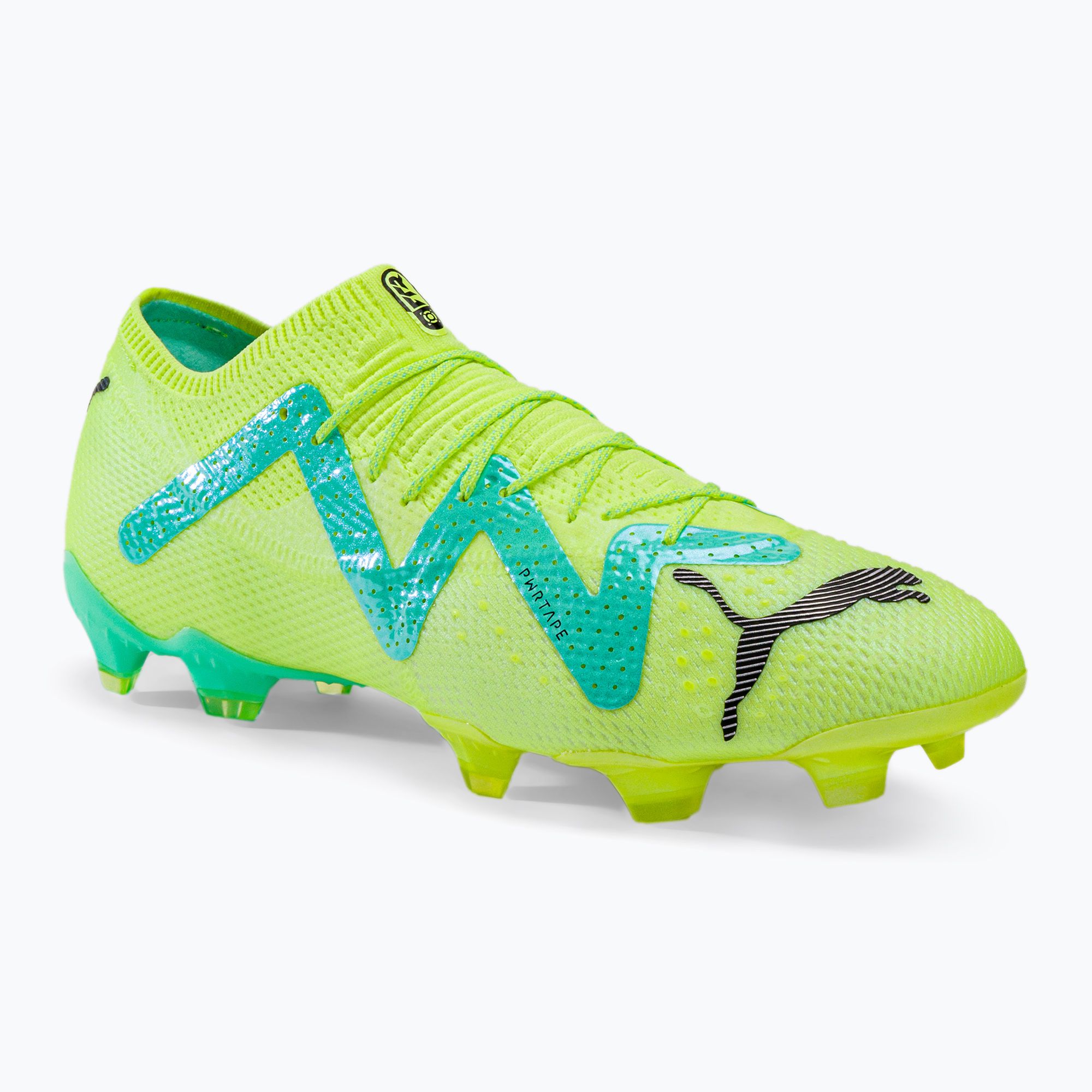Buty piłkarskie męskie PUMA Future Ultimate Low FG/AG fast yellow/puma black/electric peppermint 
