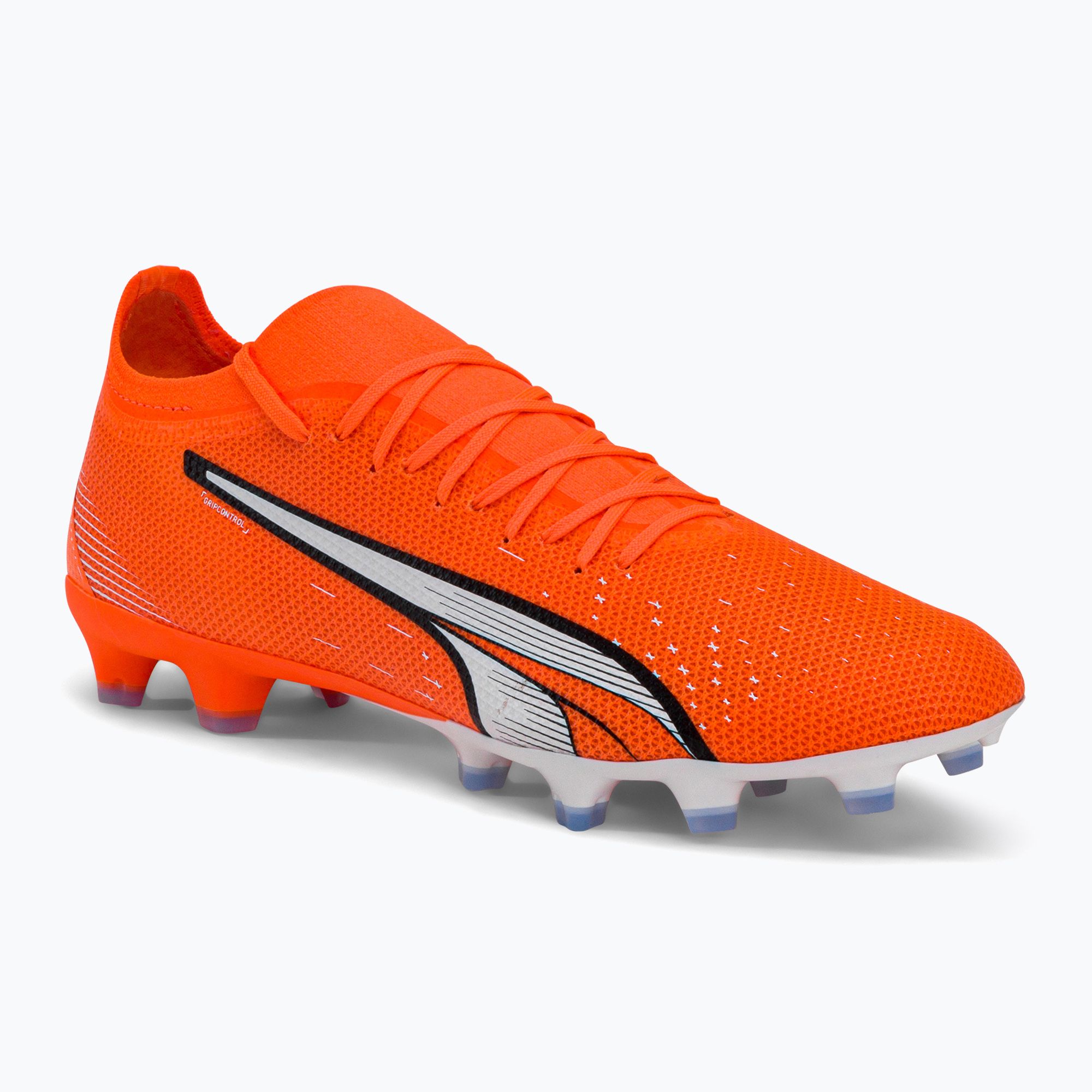Buty piłkarskie męskie PUMA Ultra Match FG/AG ultra orange/puma white/blue glimmer 