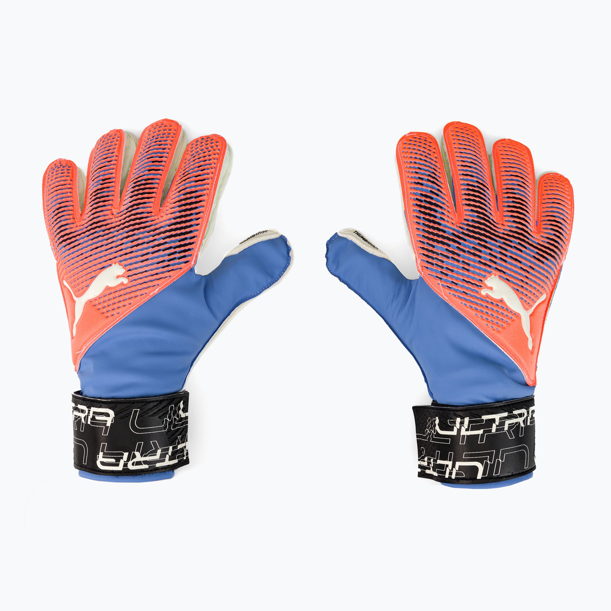 Rękawice bramkarskie PUMA Ultra Protect 3 RC ultra orange/blue glimmer 