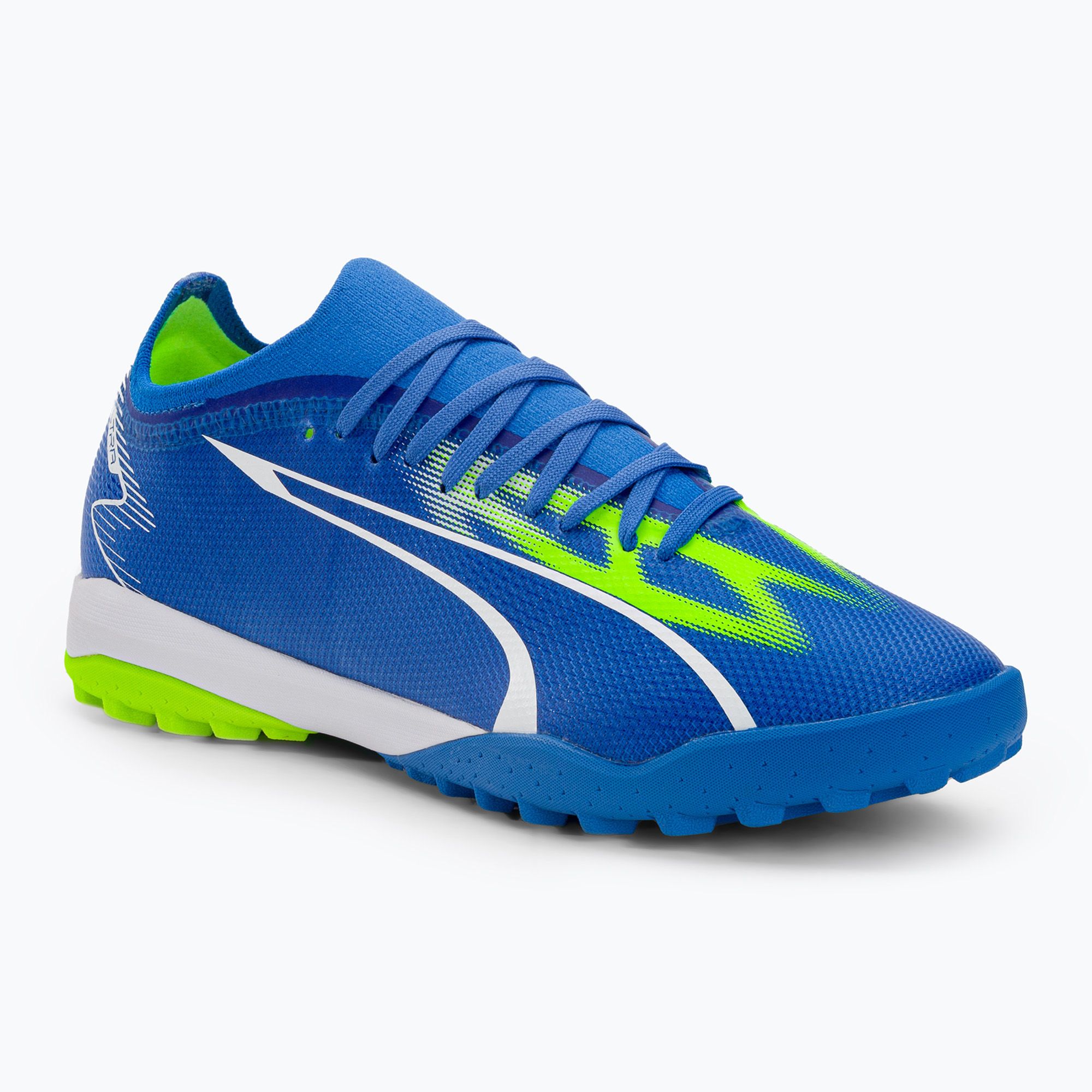 Buty piłkarskie męskie PUMA Ultra Match TT ultra blue/puma white/pro green 