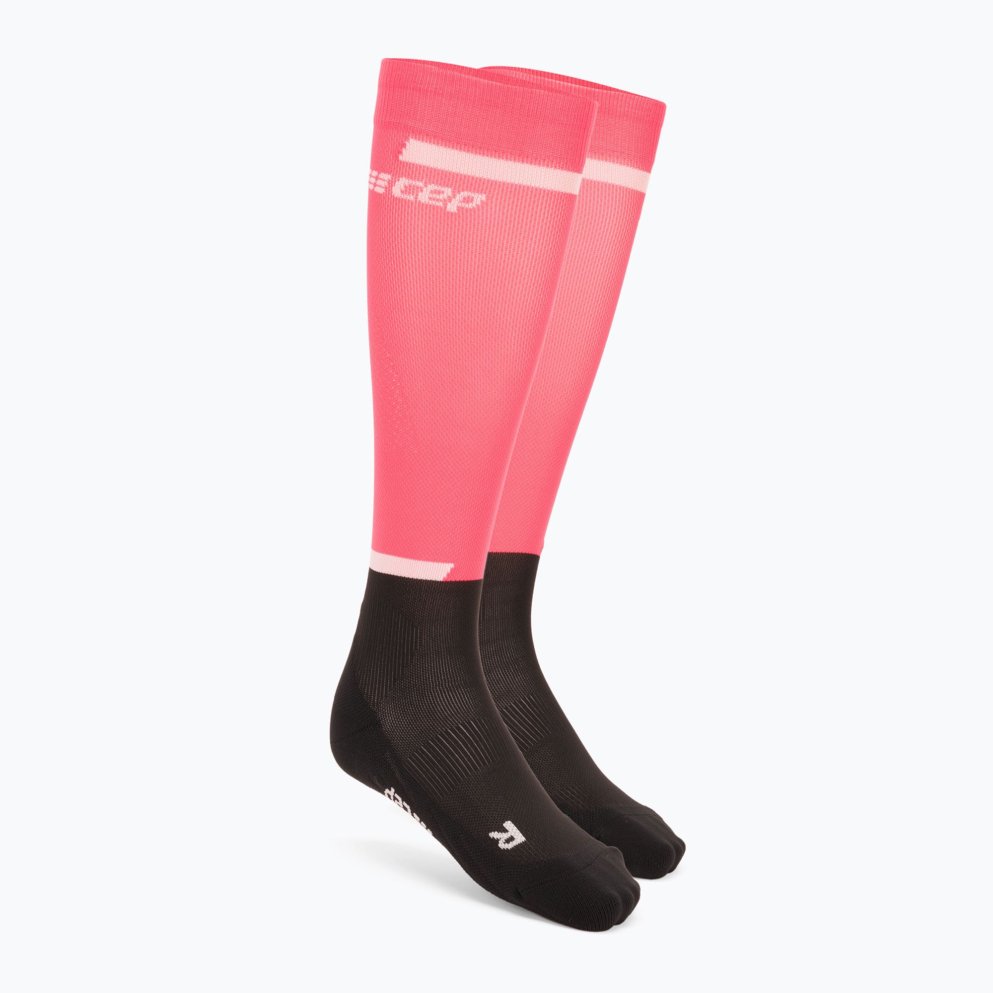 Skarpety kompresyjne damskie CEP Tall 4.0 pink/black 