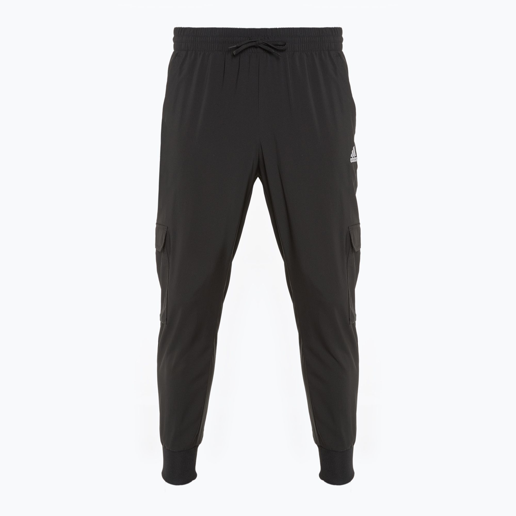 Spodnie męskie adidas Essentials Small Logo Woven Cargo 7/8 black 