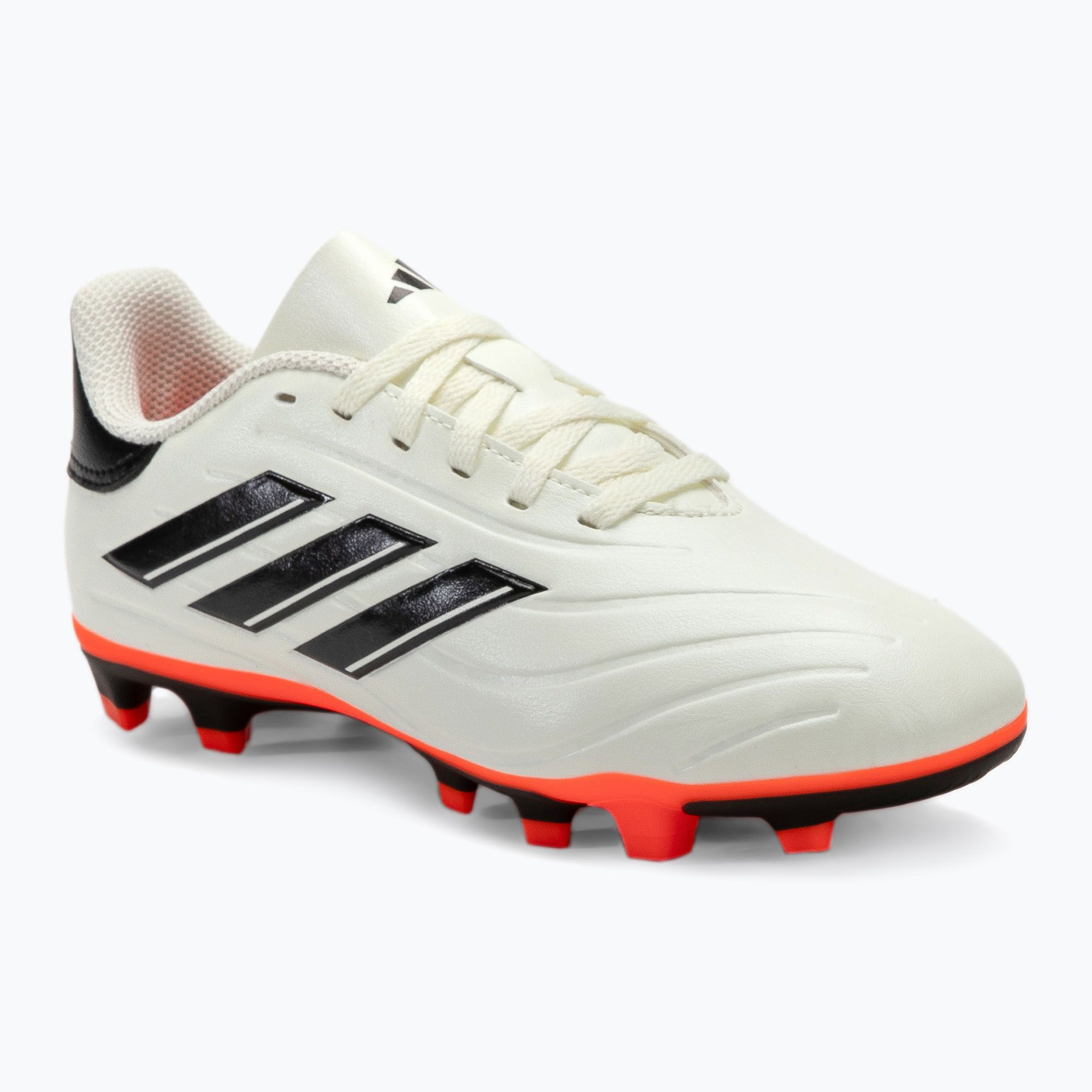 Buty piłkarskie dziecięce adidas Copa Pure II Club FxG ivory/core black/solar red 