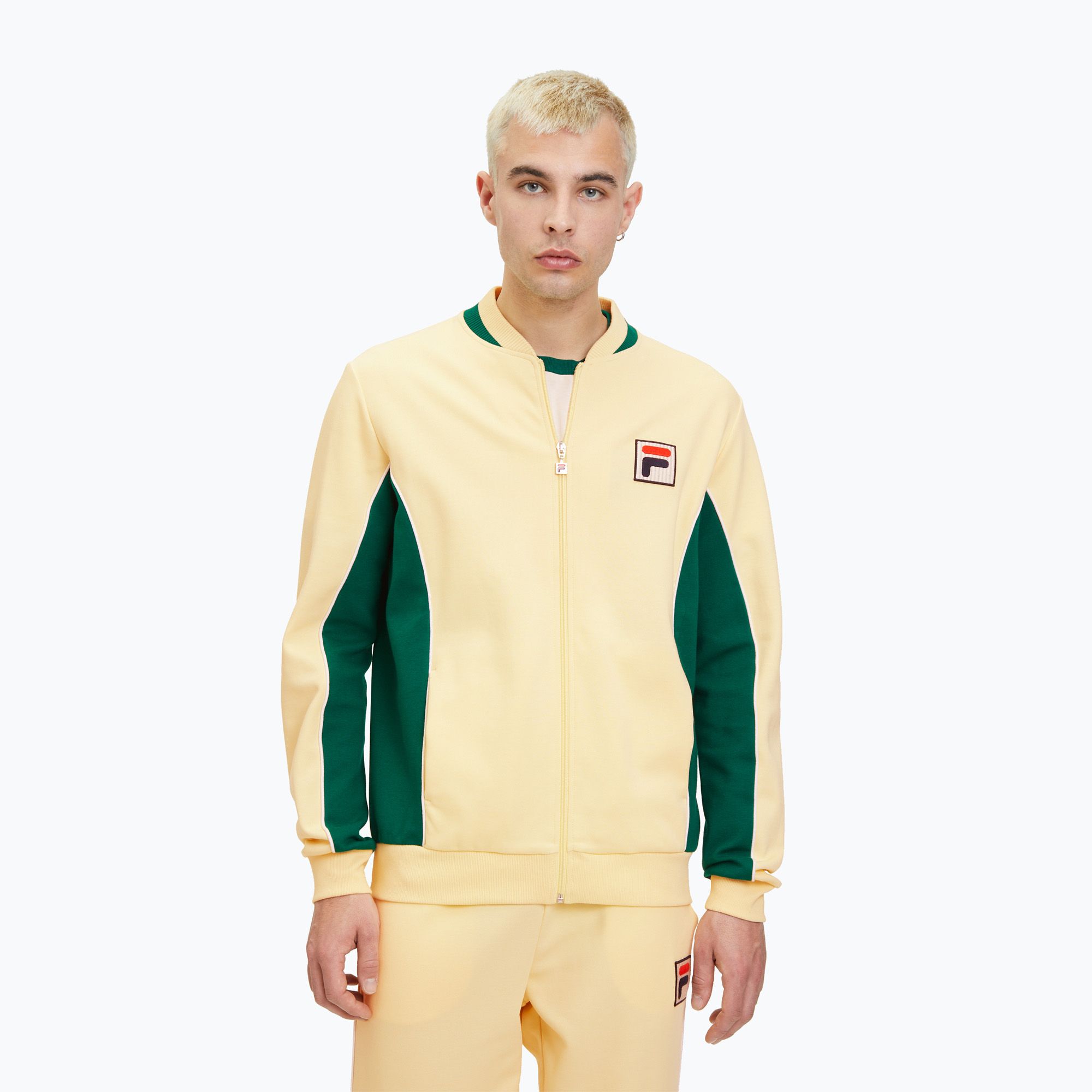 Bluza męska FILA Settanta Track french vanilia-aventurine 