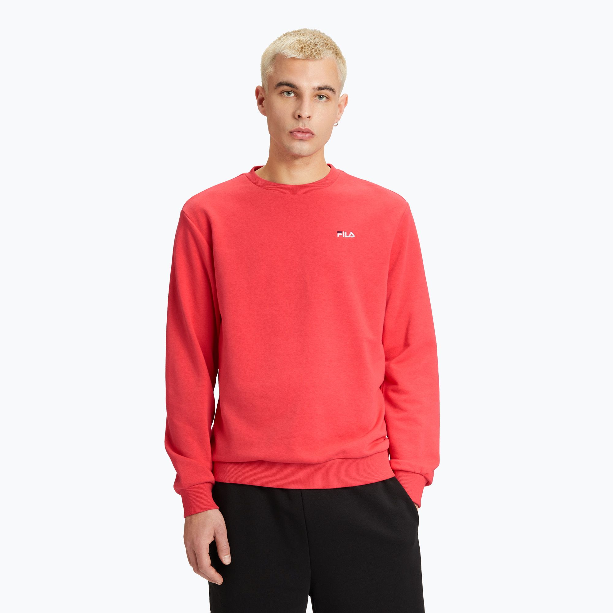 Bluza męska FILA Brustem Crew Sweat cayenne 
