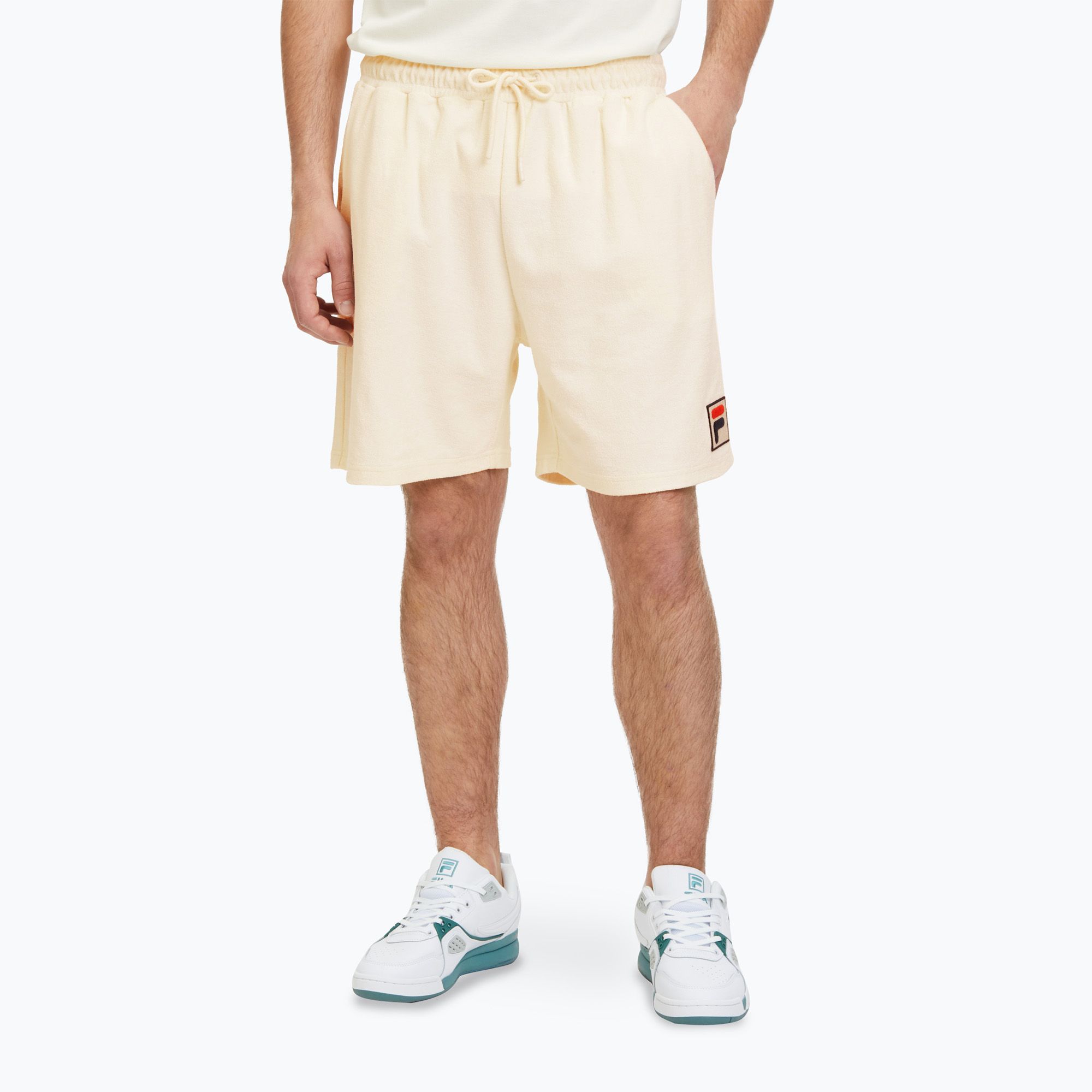 Spodenki męskie FILA Liverpool Towelling antique white 
