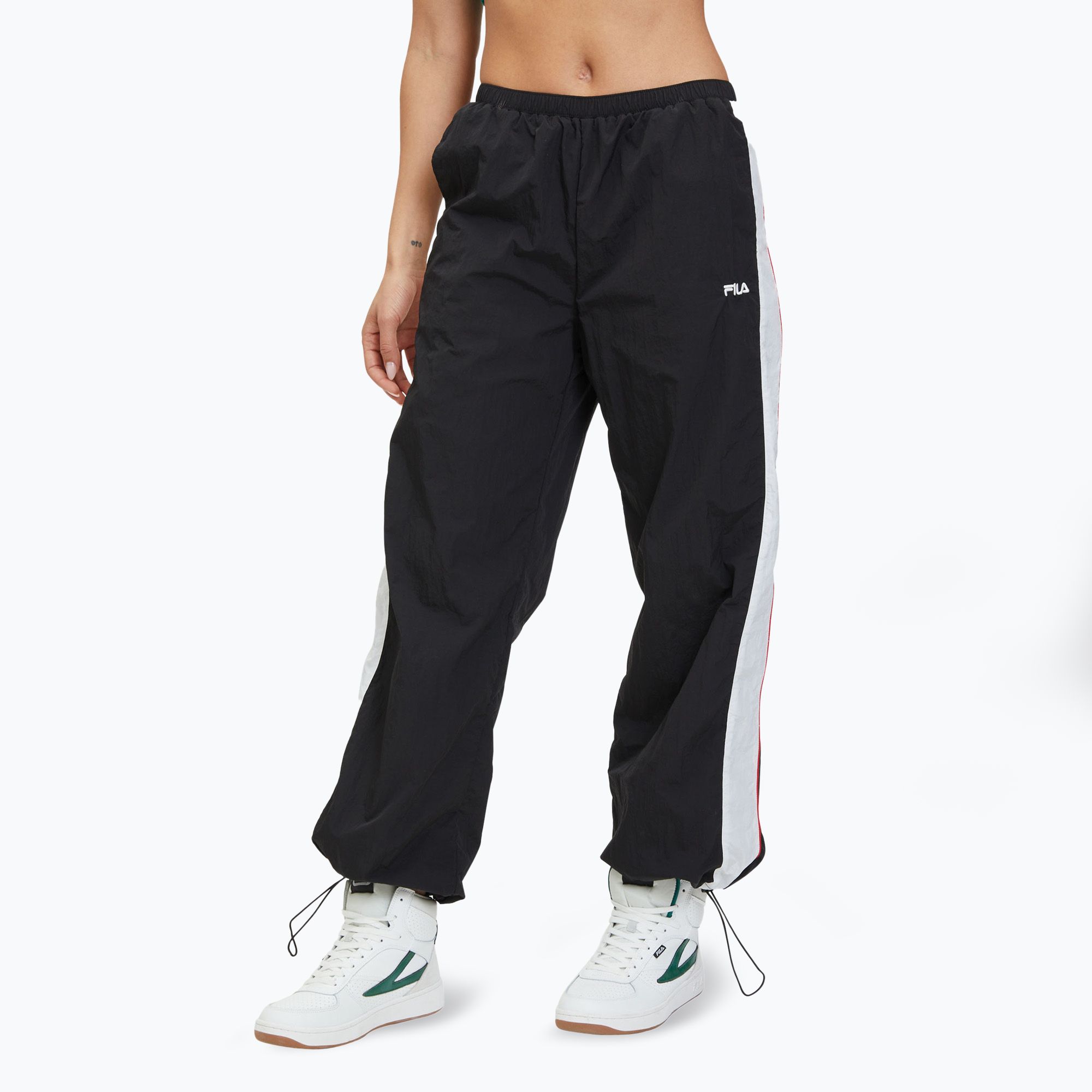 Spodnie damskie FILA Lages black/bright white 