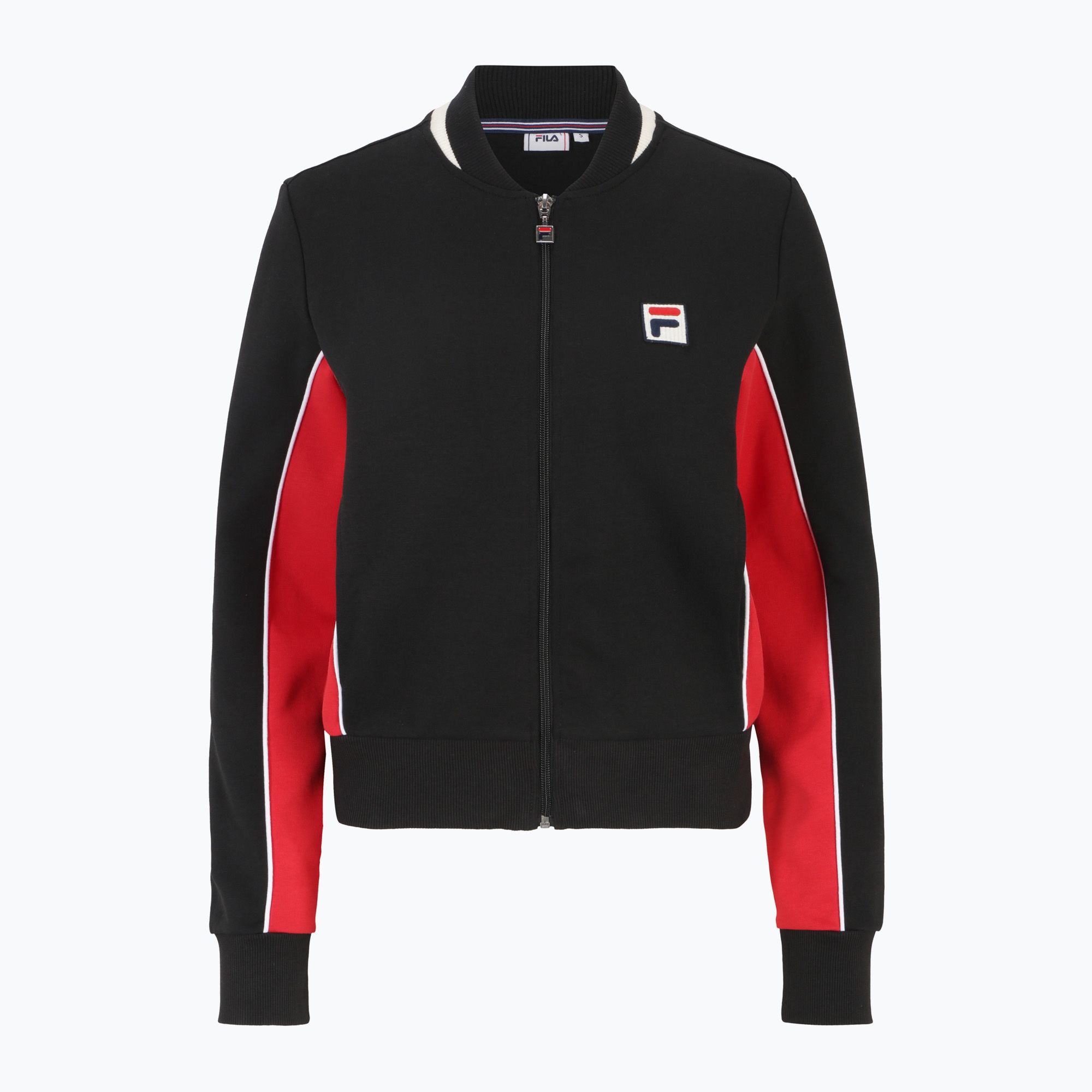Bluza damska FILA Settanta Track black/true red 