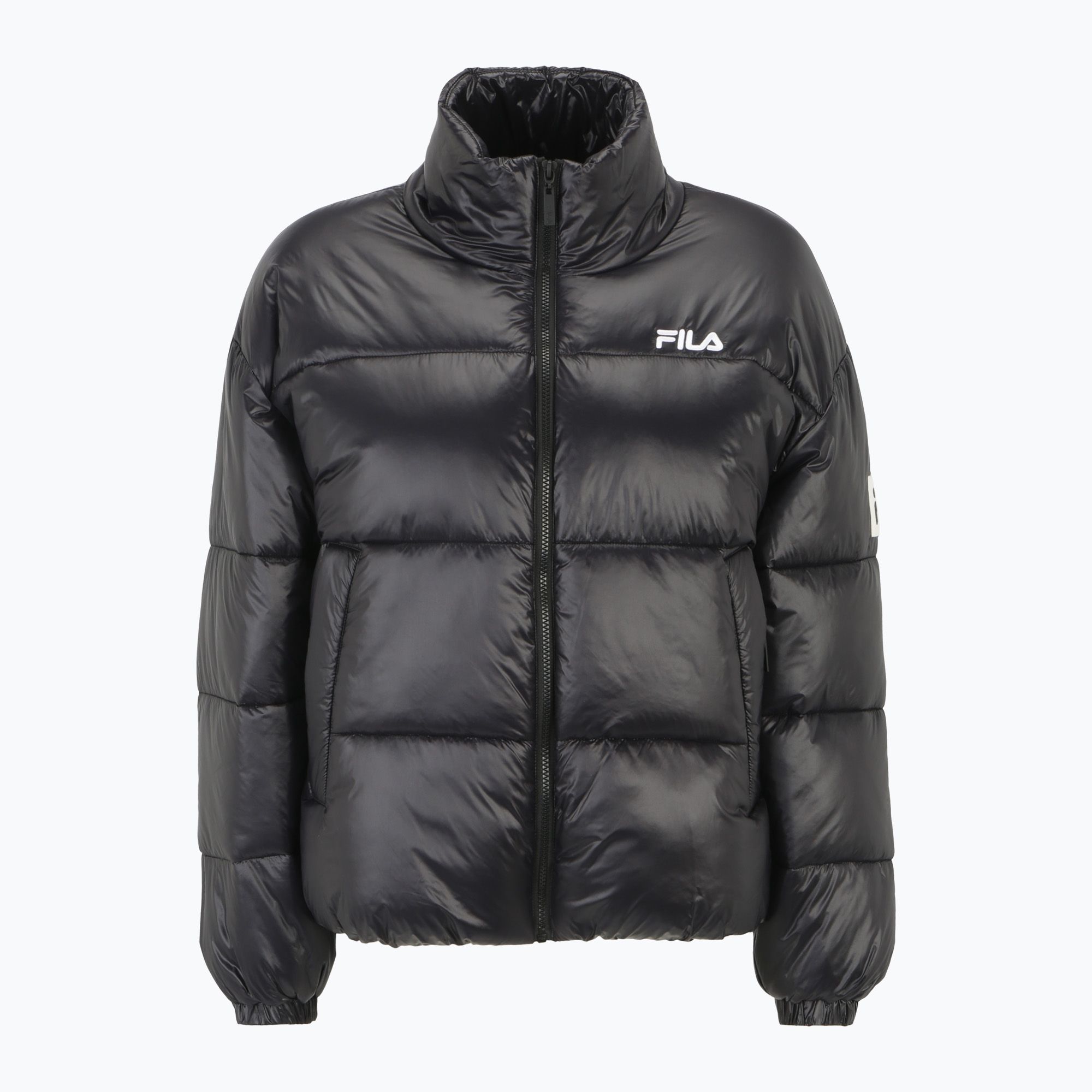 Kurtka zimowa damska FILA Lepe Shiny Puffer black 