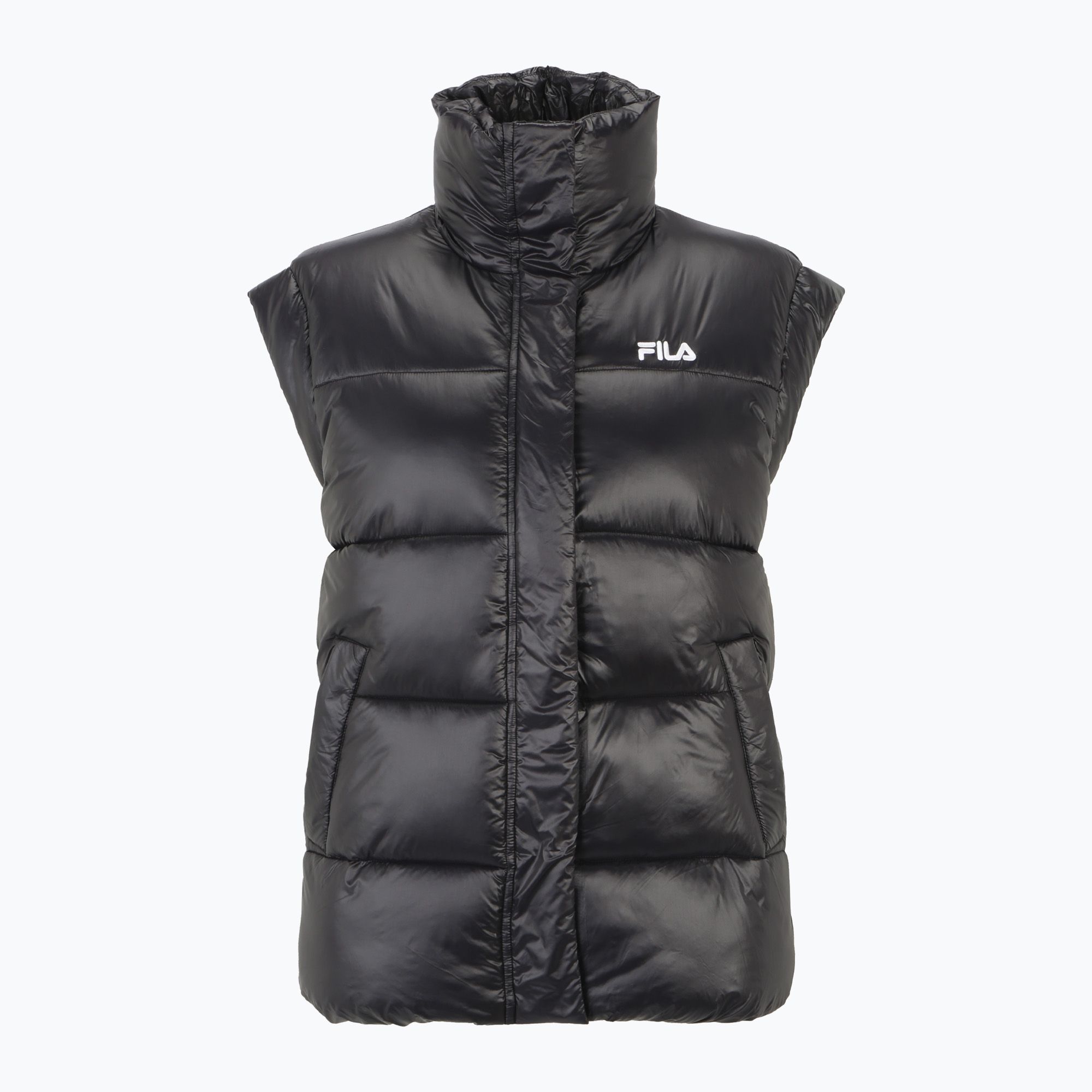 Bezrękawnik damski FILA Luzk Long Puffer Vest black 