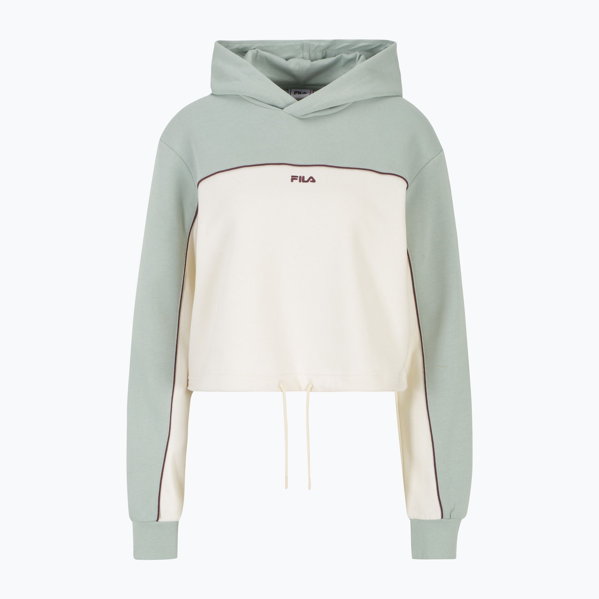 Bluza damska FILA Laagna Blocked Hoody jadeite/antique white 