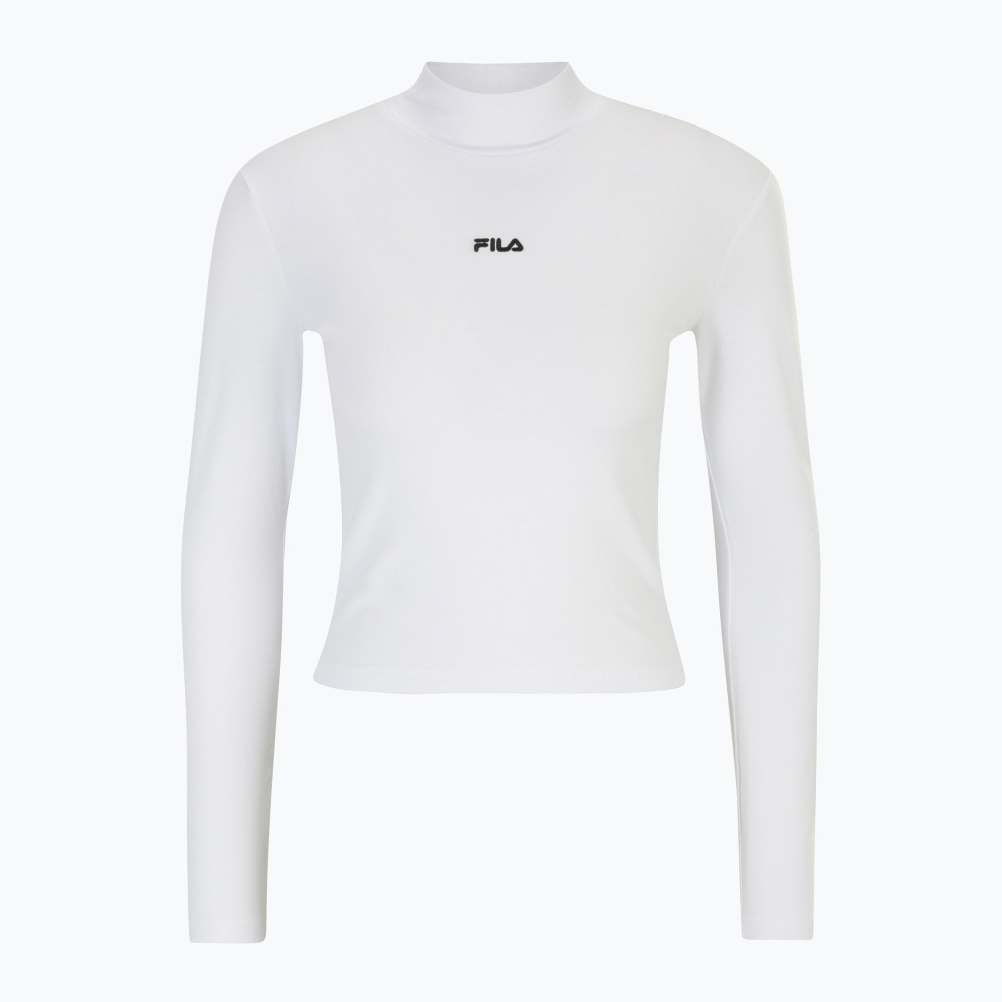 Longsleeve damski FILA Linnuse Cropped Turtle Neck bright white 