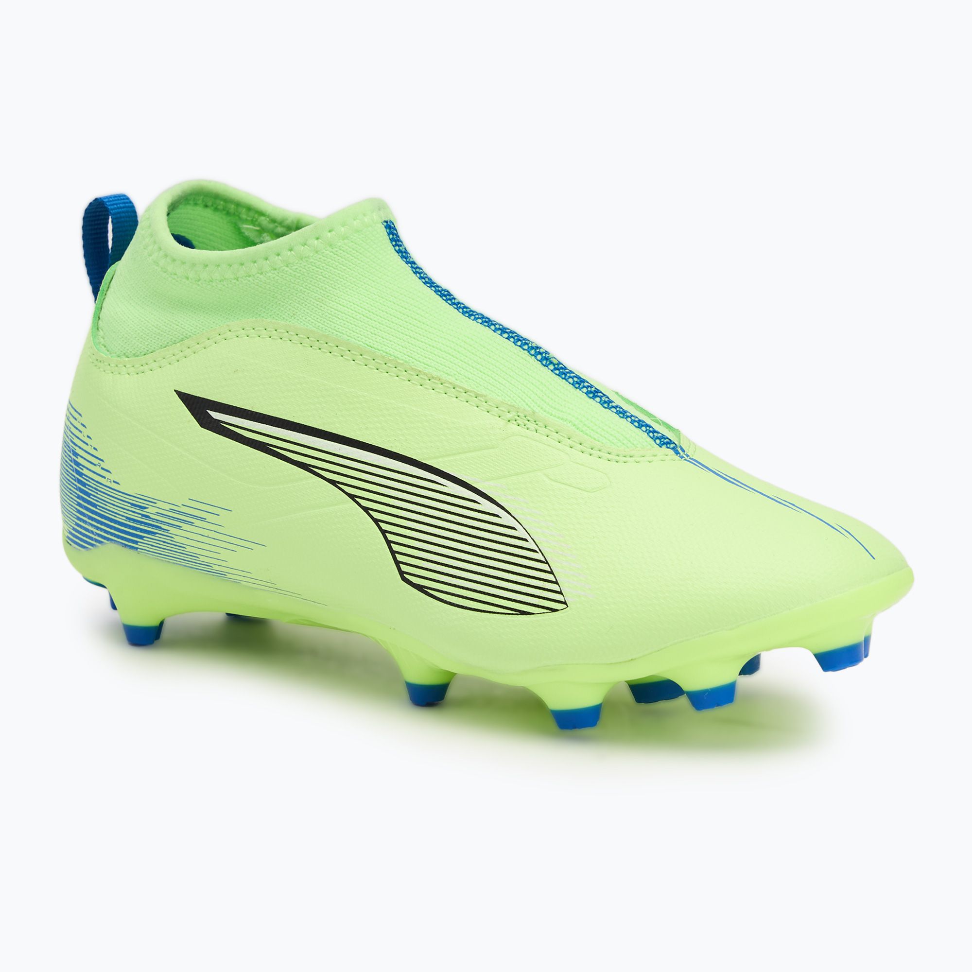 Buty piłkarskie dziecięce PUMA Ultra 5 Match+ LL FG/AG Jr fizzy apple/puma white 