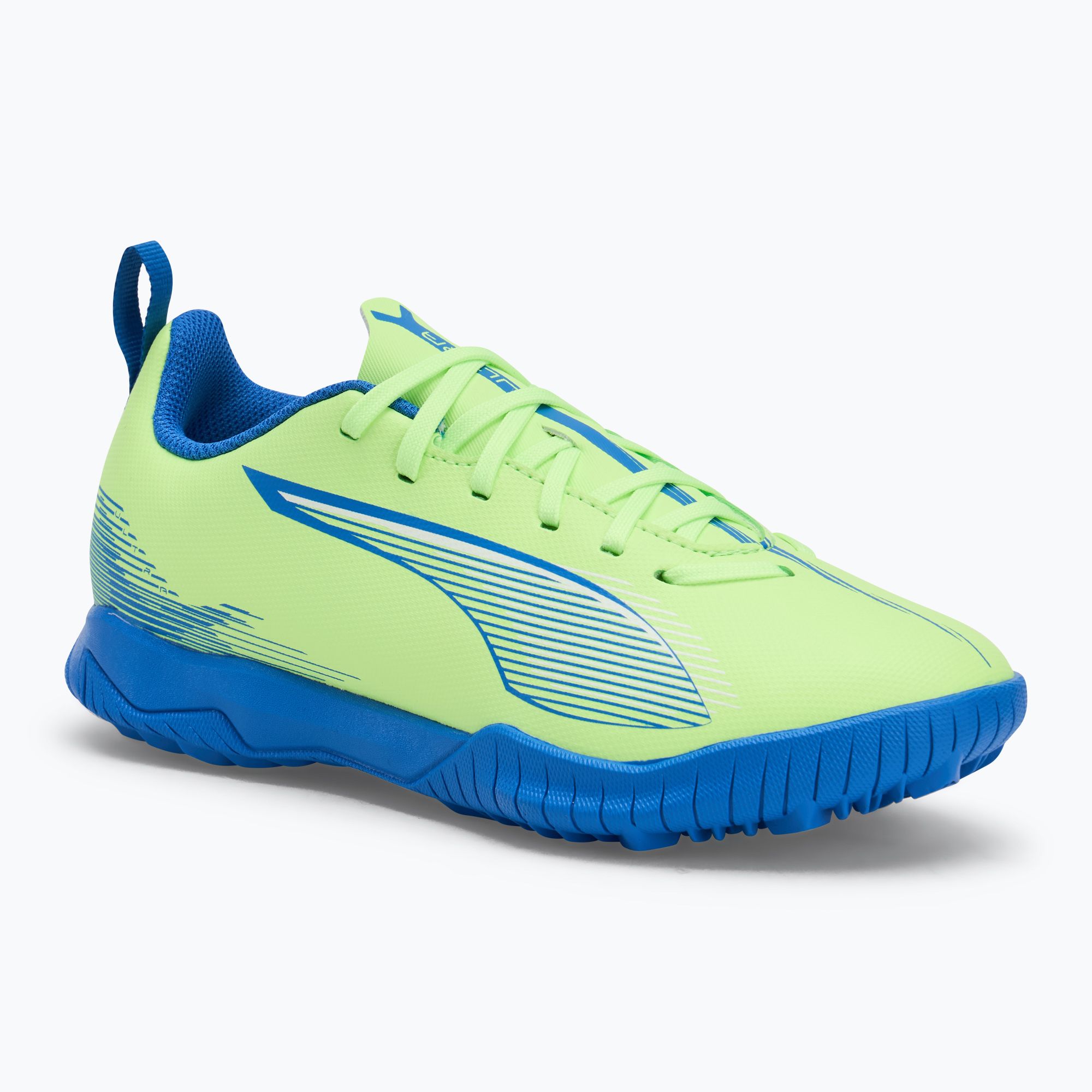 Buty piłkarskie dziecięce PUMA Ultra 5 Play TT Jr fizzy apple/puma white 