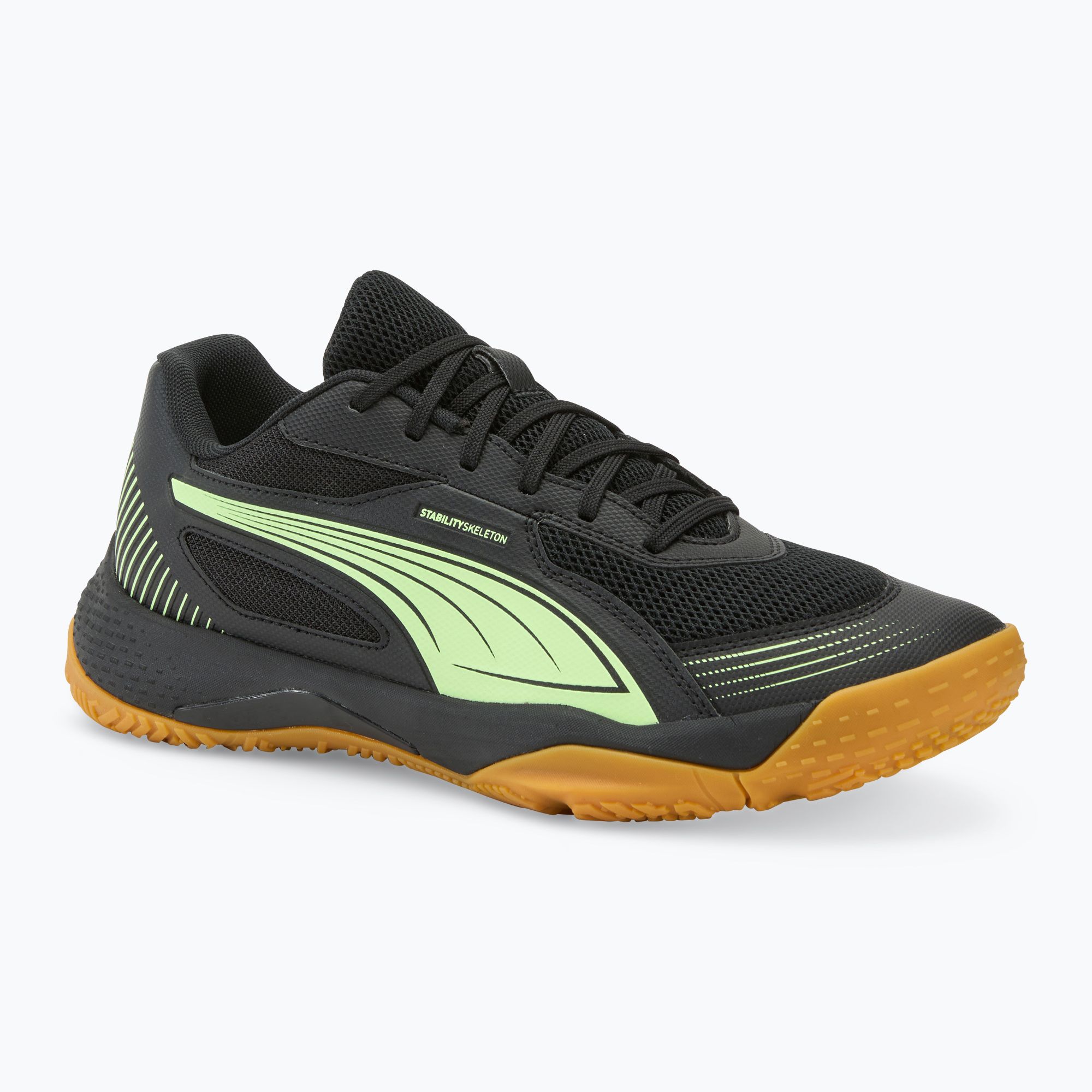 Buty do sportów halowych PUMA Solarflash III puma black/fizzy apple 