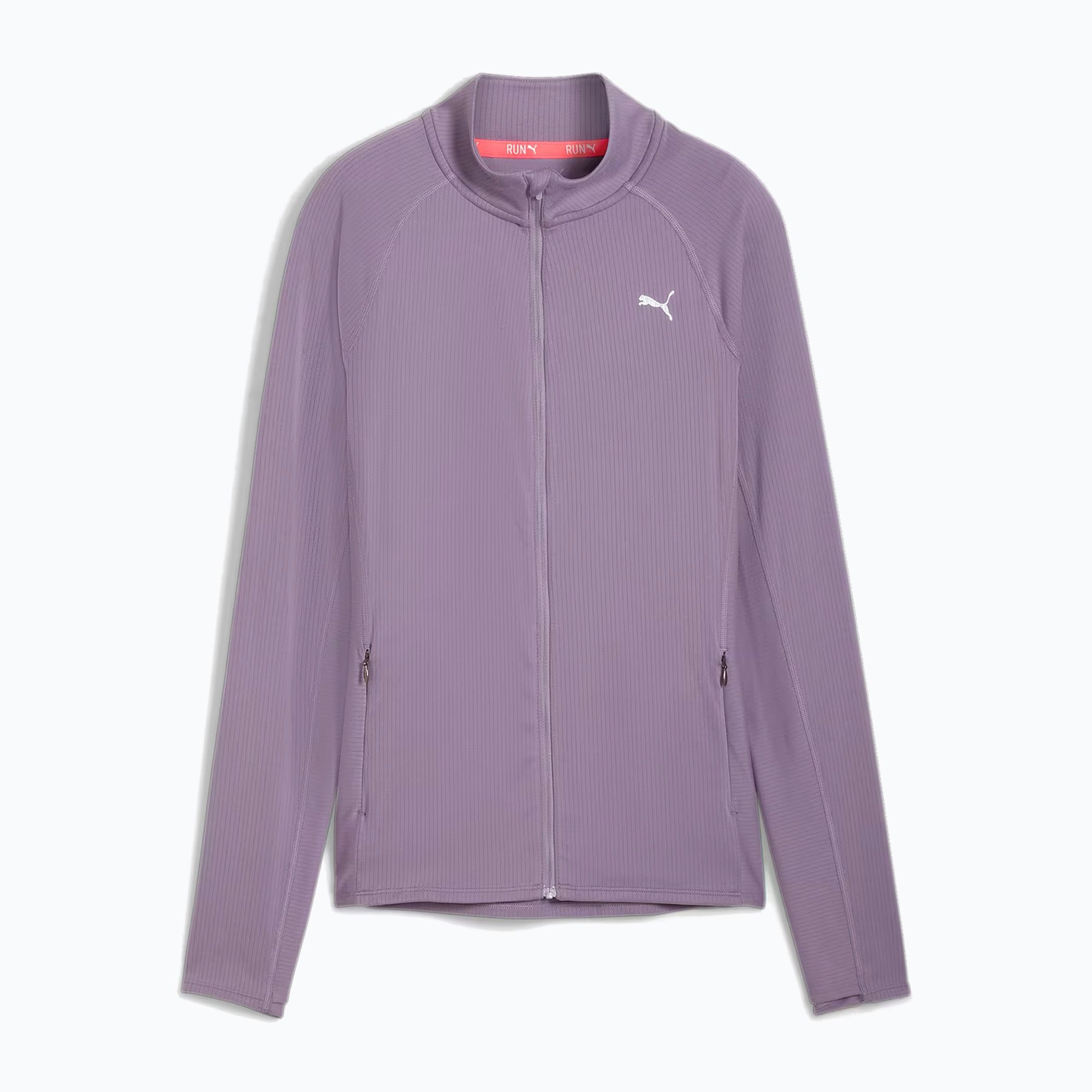 Bluza do biegania damska PUMA Run For Her Ribbed Full Zip pale plum 