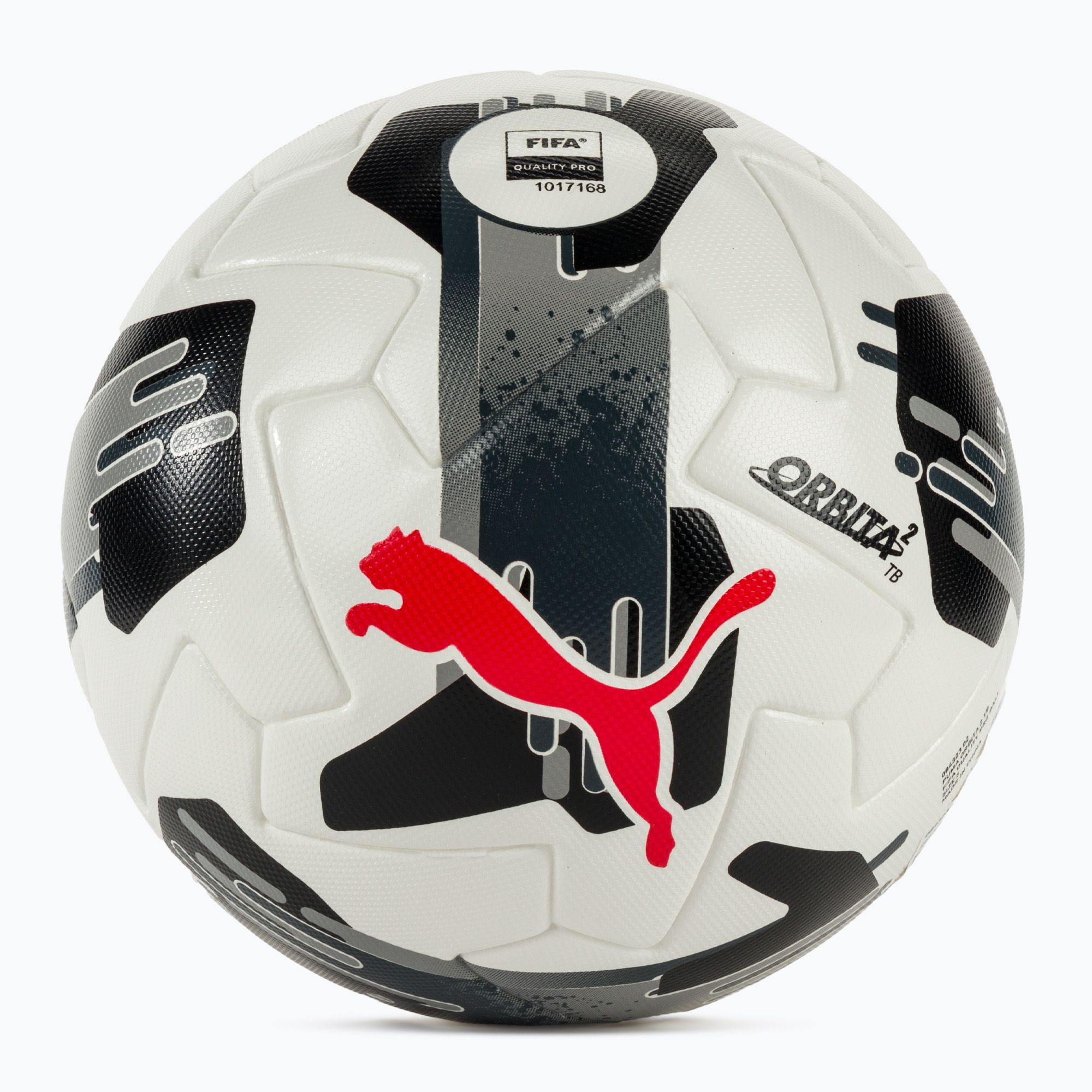 Piłka do piłki nożnej PUMA Orbita 2 TB FIFA Quality Pro puma white/puma black rozmiar 5 