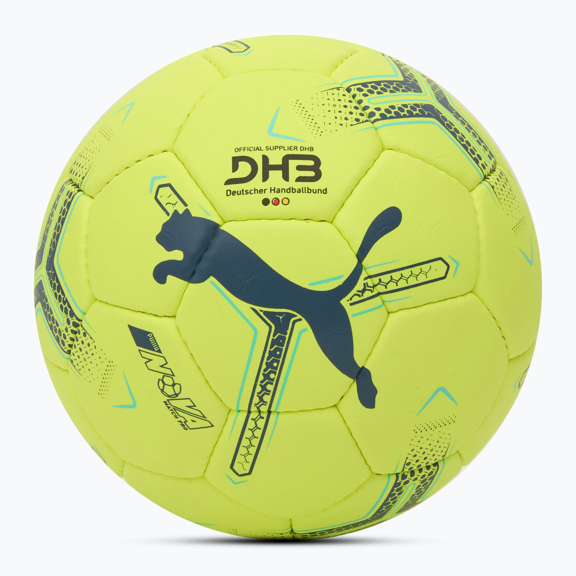 Piłka do piłki ręcznej PUMA Nova Match Pro fizzy apple/grey skies rozmiar 2 