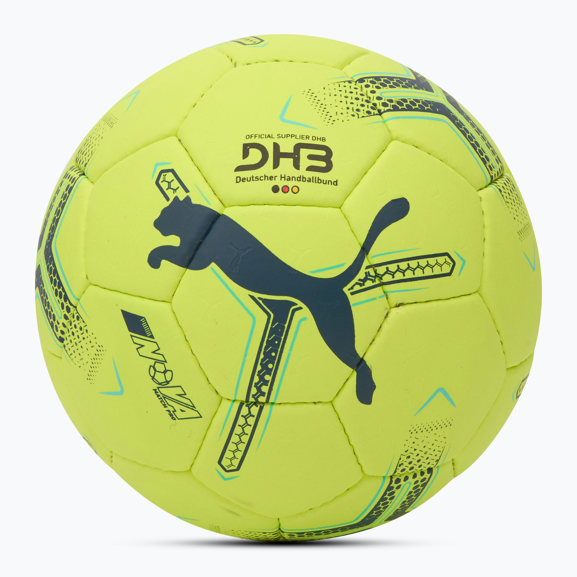 Piłka do piłki ręcznej PUMA Nova Match Pro fizzy apple/grey skies rozmiar 3 