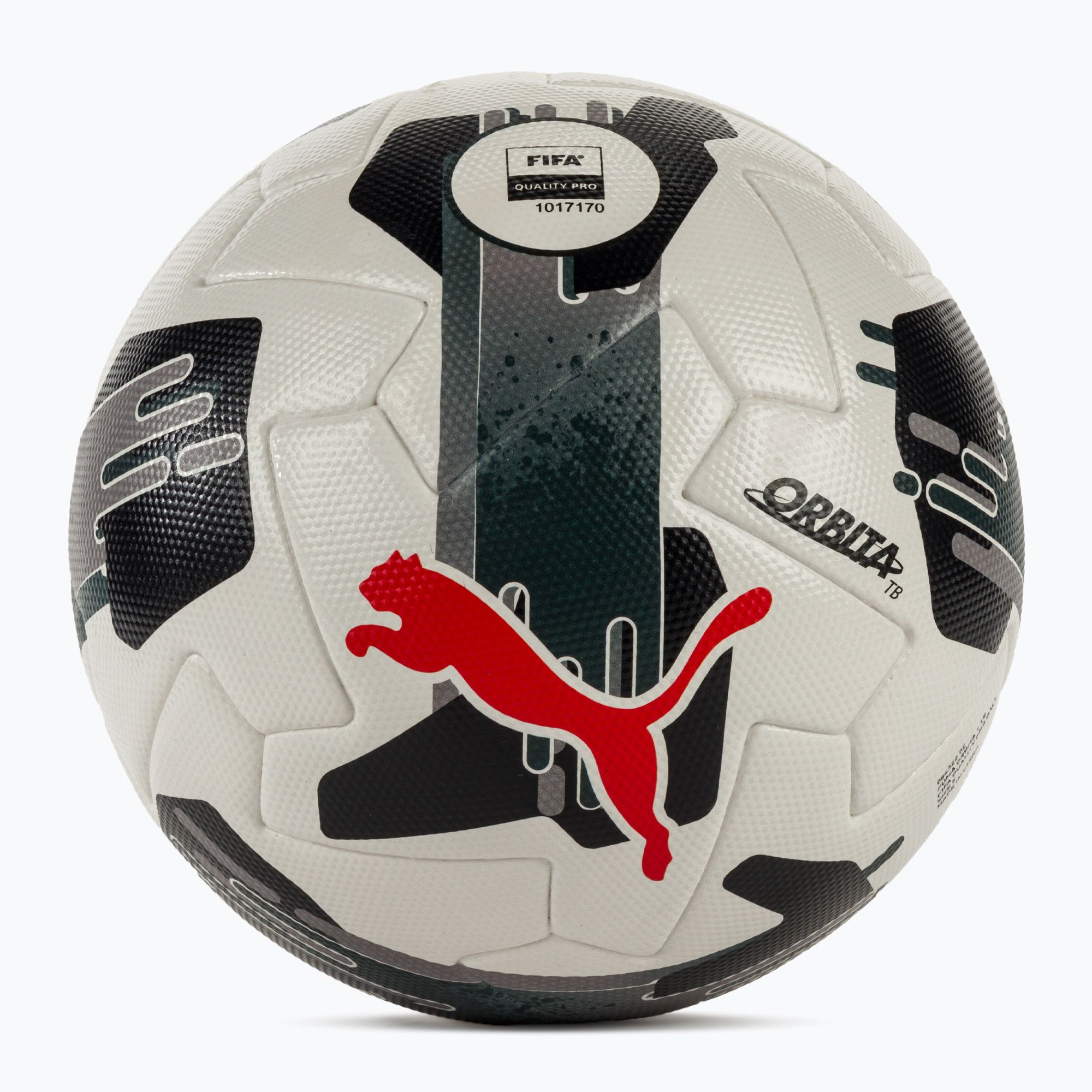 Piłka do piłki nożnej PUMA Orbita 1 TB FIFA Quality Pro puma white/puma black rozmiar 5 