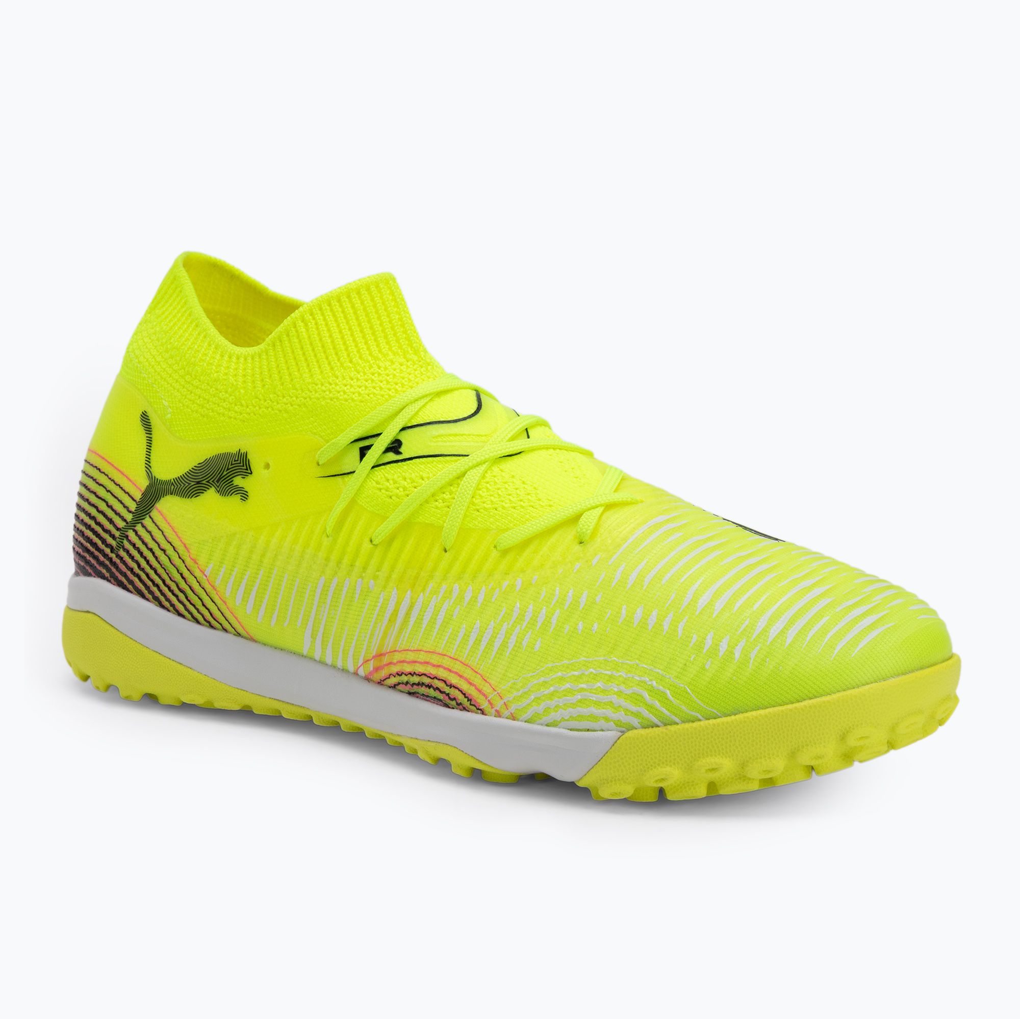 Buty piłkarskie męskie PUMA Future 8 Match TT yellow alert/ puma black/ sun struck 