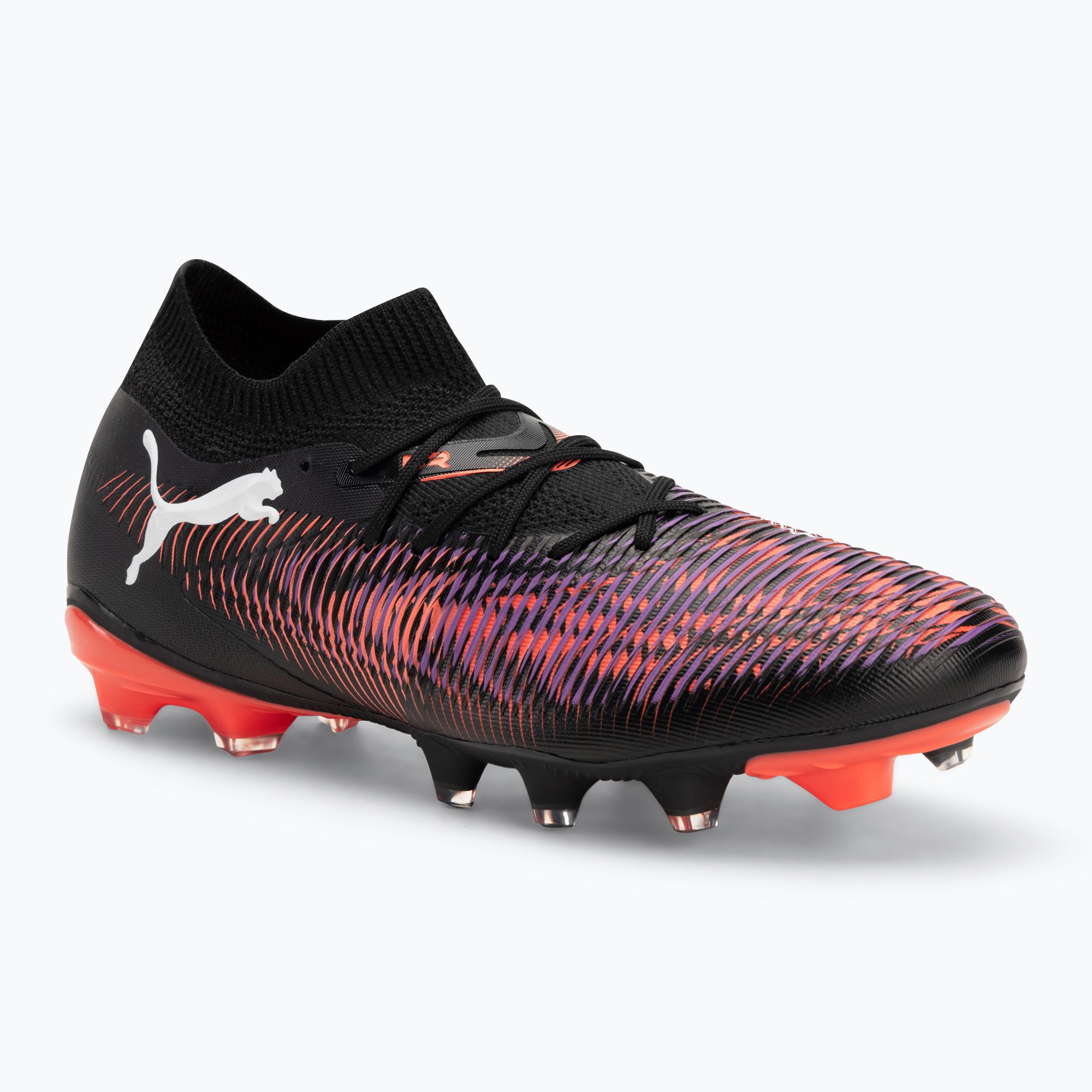 Buty piłkarskie męskie PUMA Future 8 Match FG/AG puma black/ puma white/ glowing red 