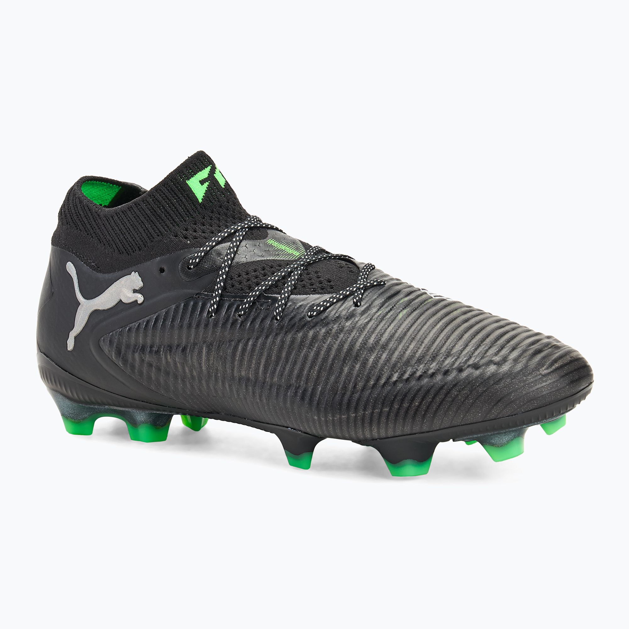 Buty piłkarskie męskie PUMA Future 8 Ultimate FG puma black/cool light gray/fluo green 