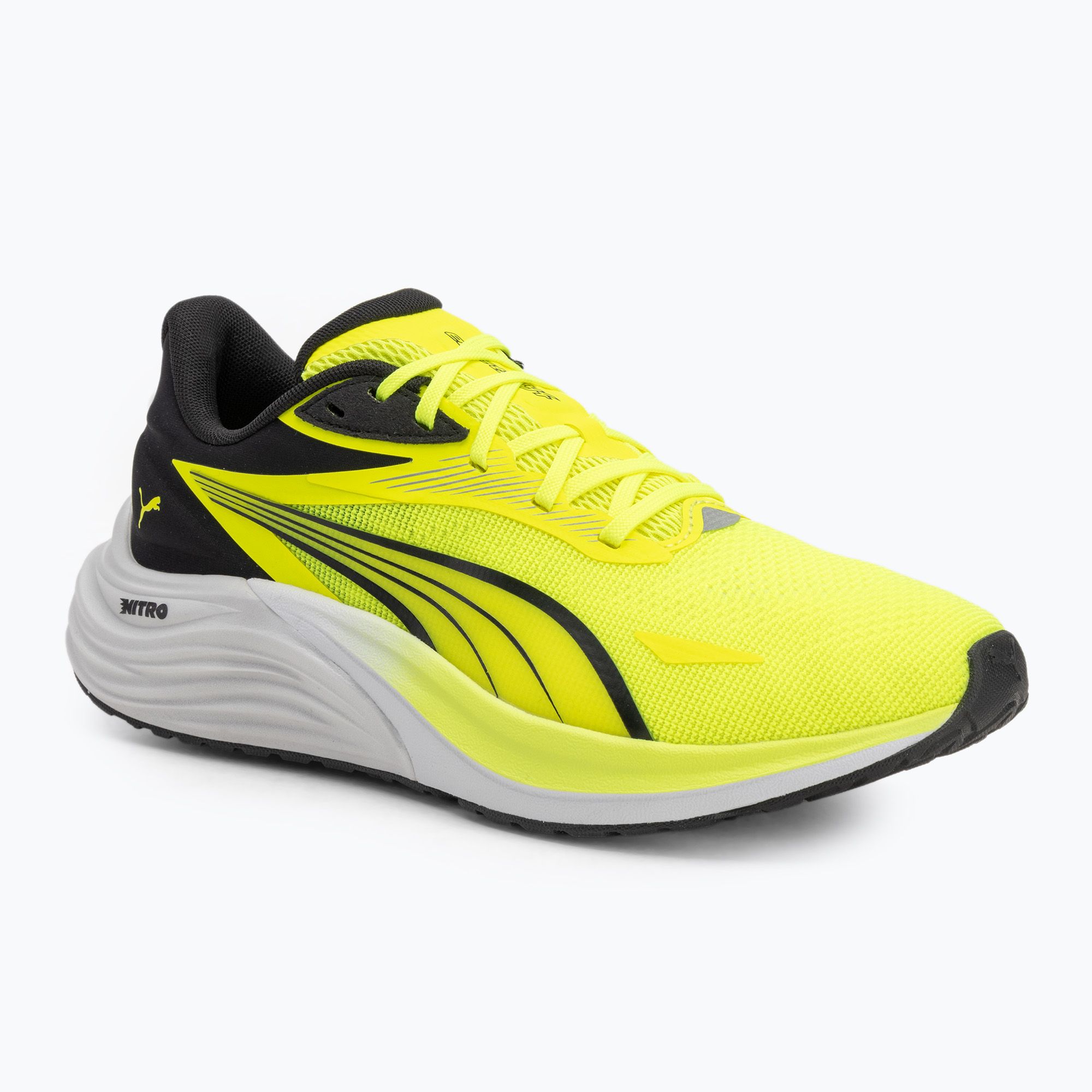 Buty do biegania męskie PUMA Electrify Nitro 4 yellow alert/feather gray/puma black 