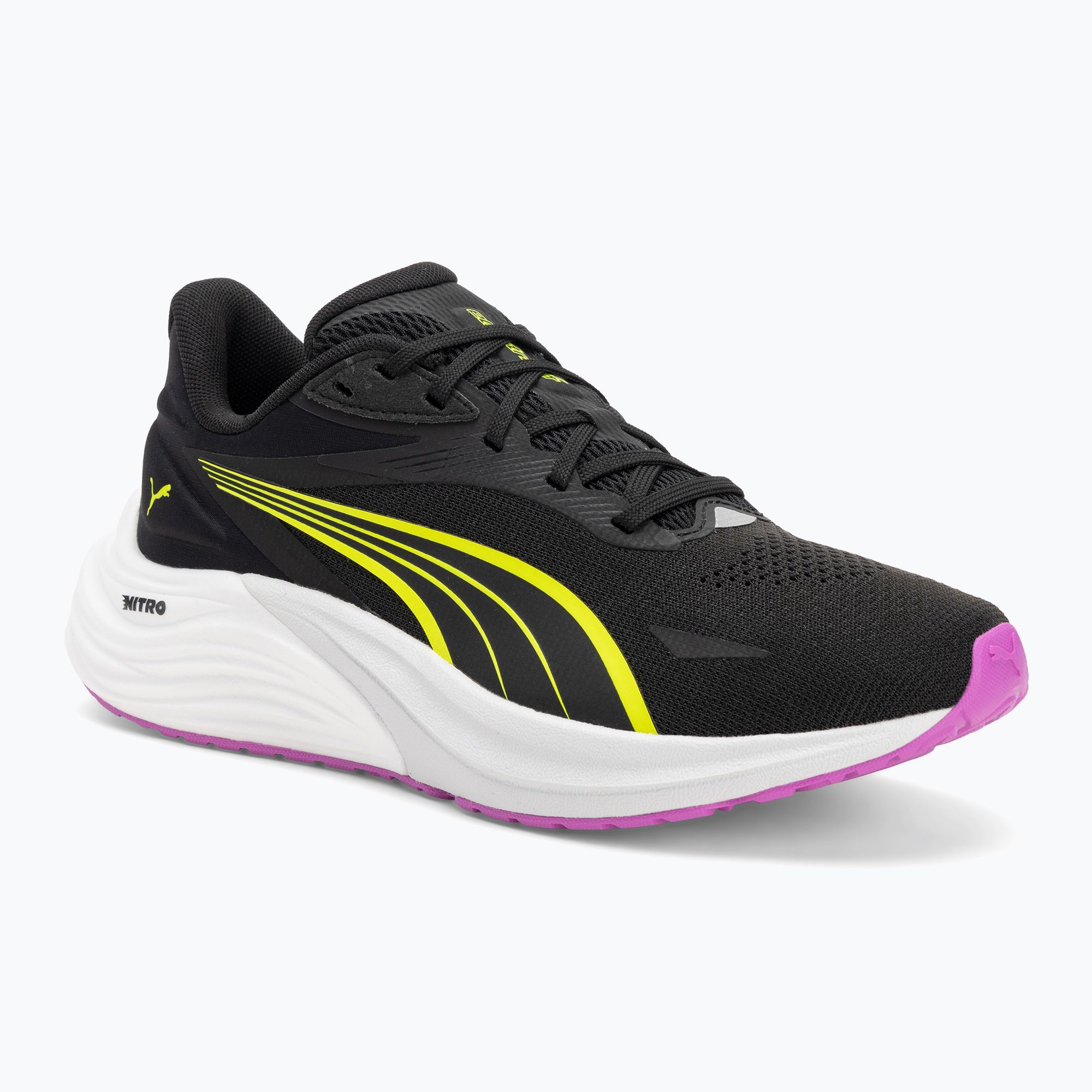 Buty do biegania damskie PUMA Electrify Nitro 4 puma black/yellow alert 
