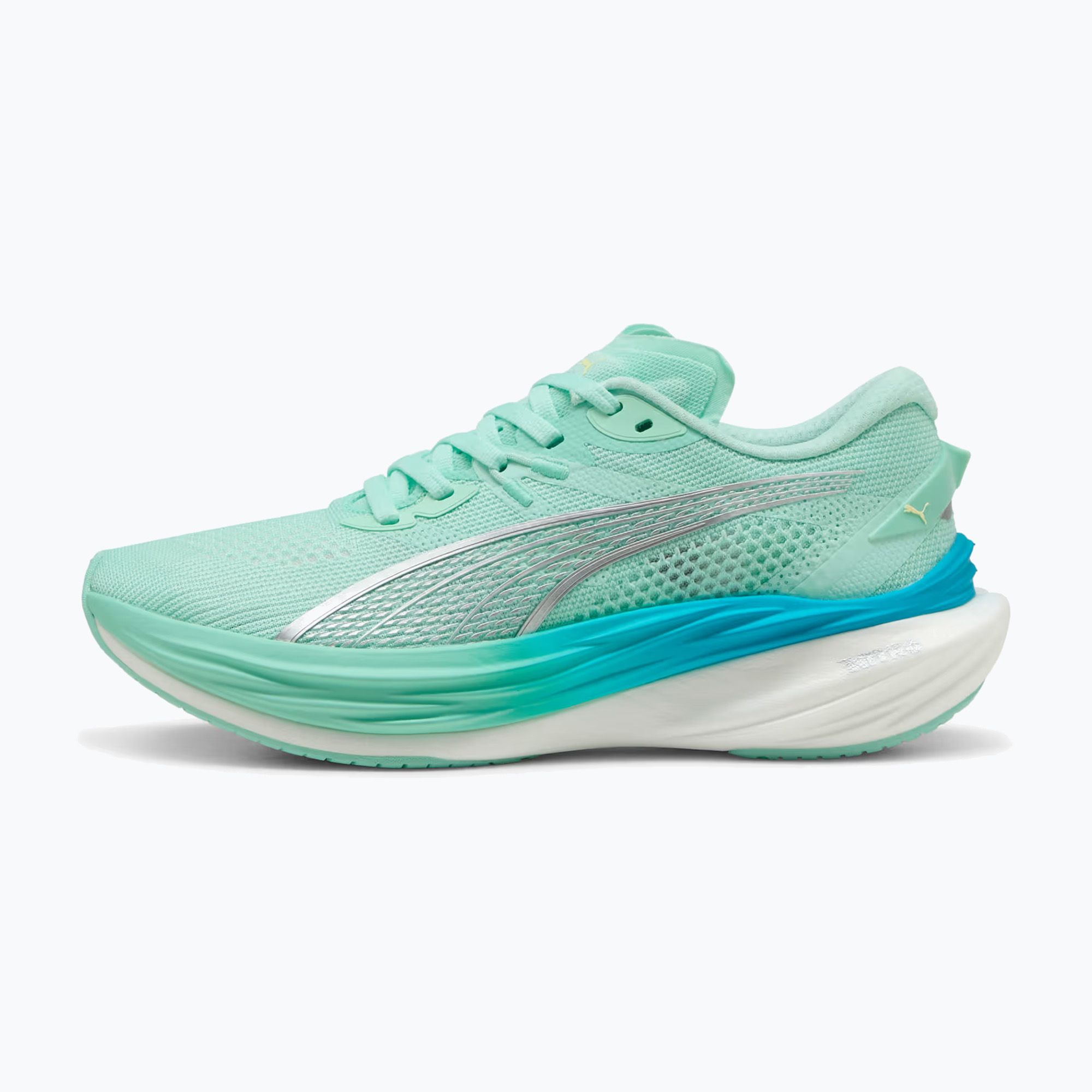 Buty do biegania damskie PUMA Deviate Nitro 3 mint melt/speed blue 